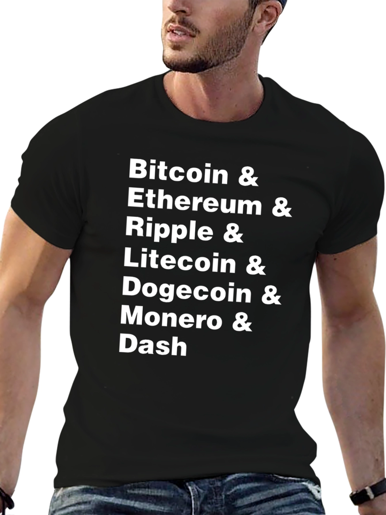 Crypto Cryptocurrency Coins T-Shirt