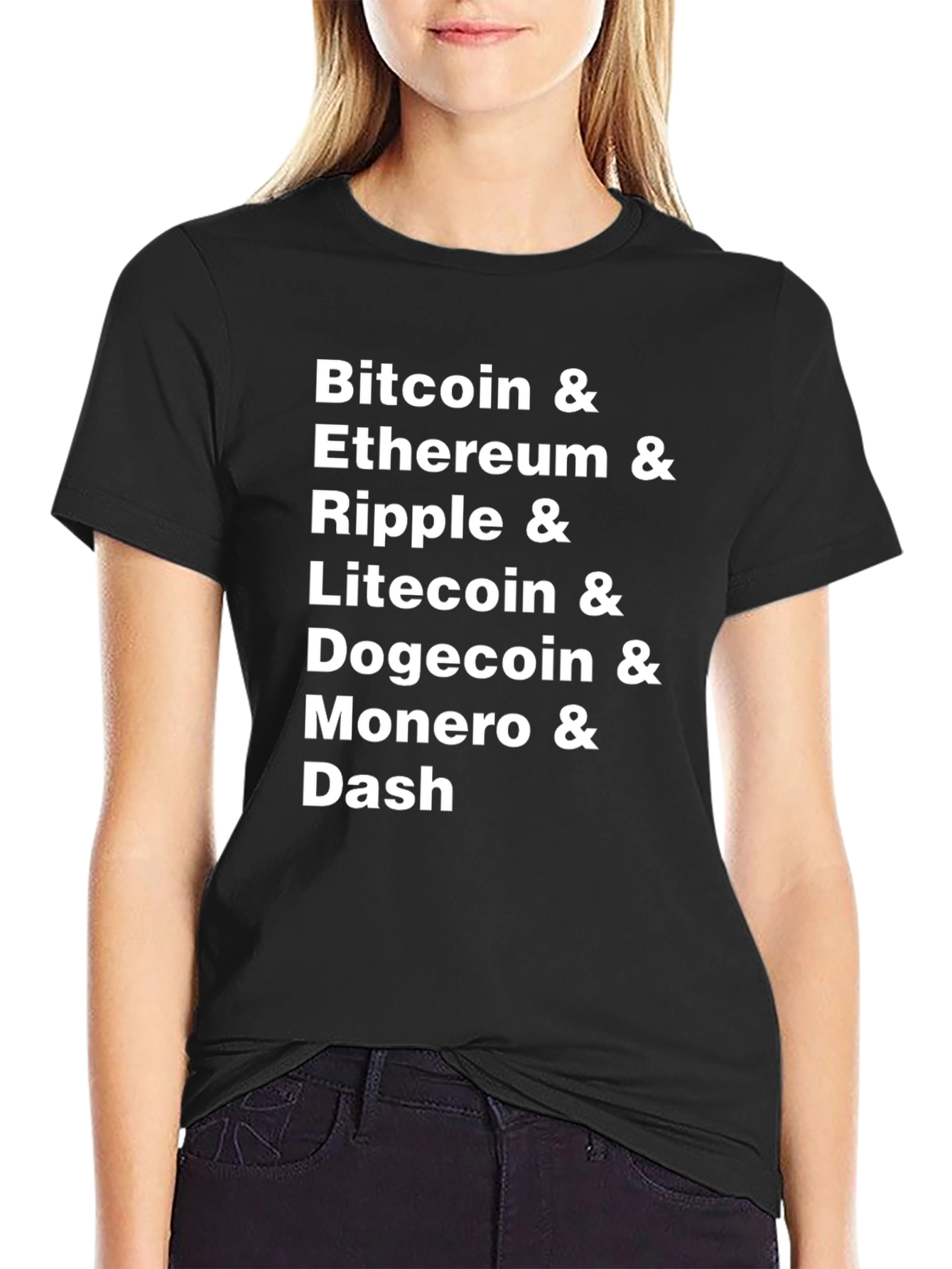 Crypto Cryptocurrency Coins T-Shirt