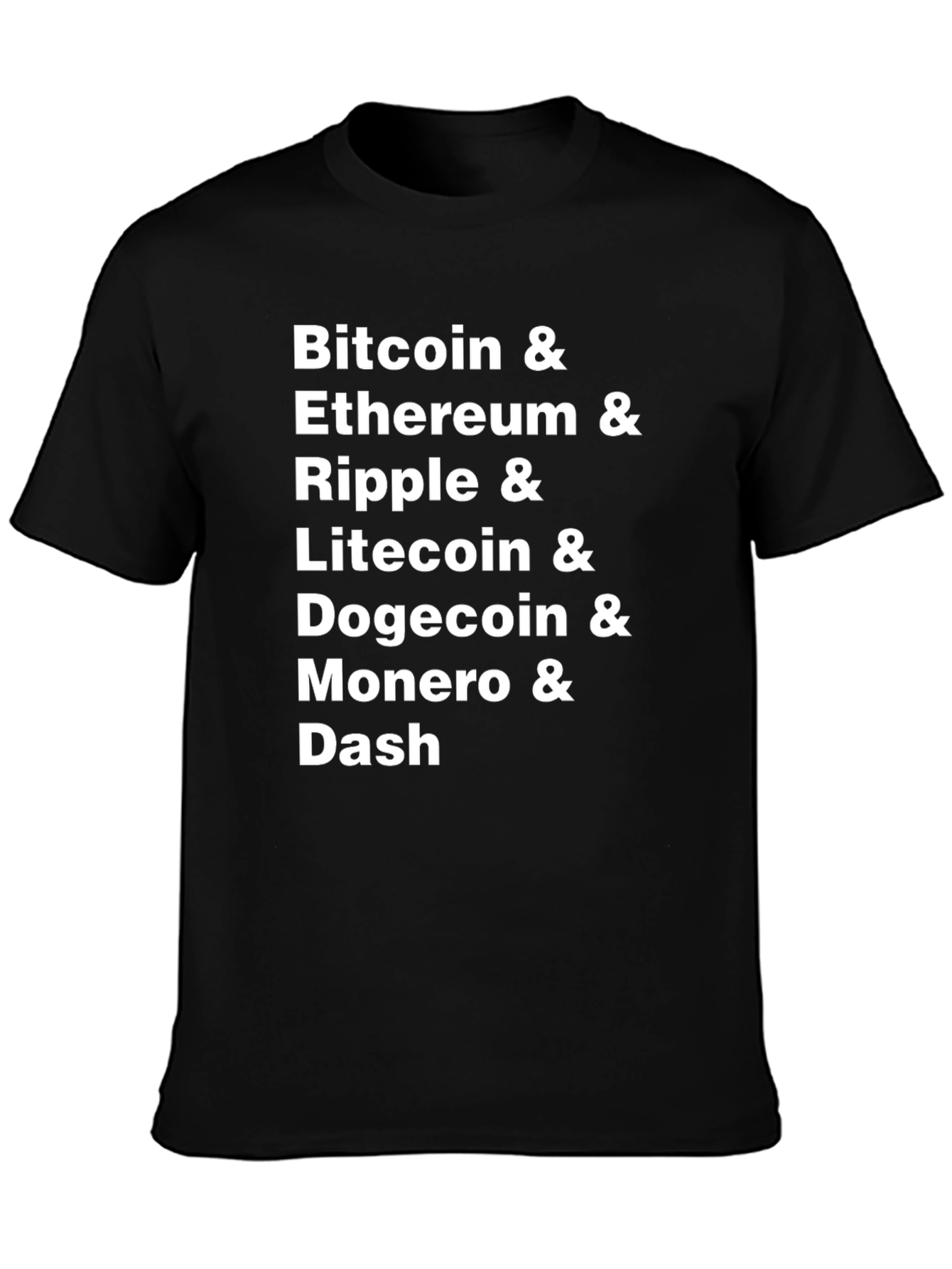 Crypto Cryptocurrency Coins T-Shirt