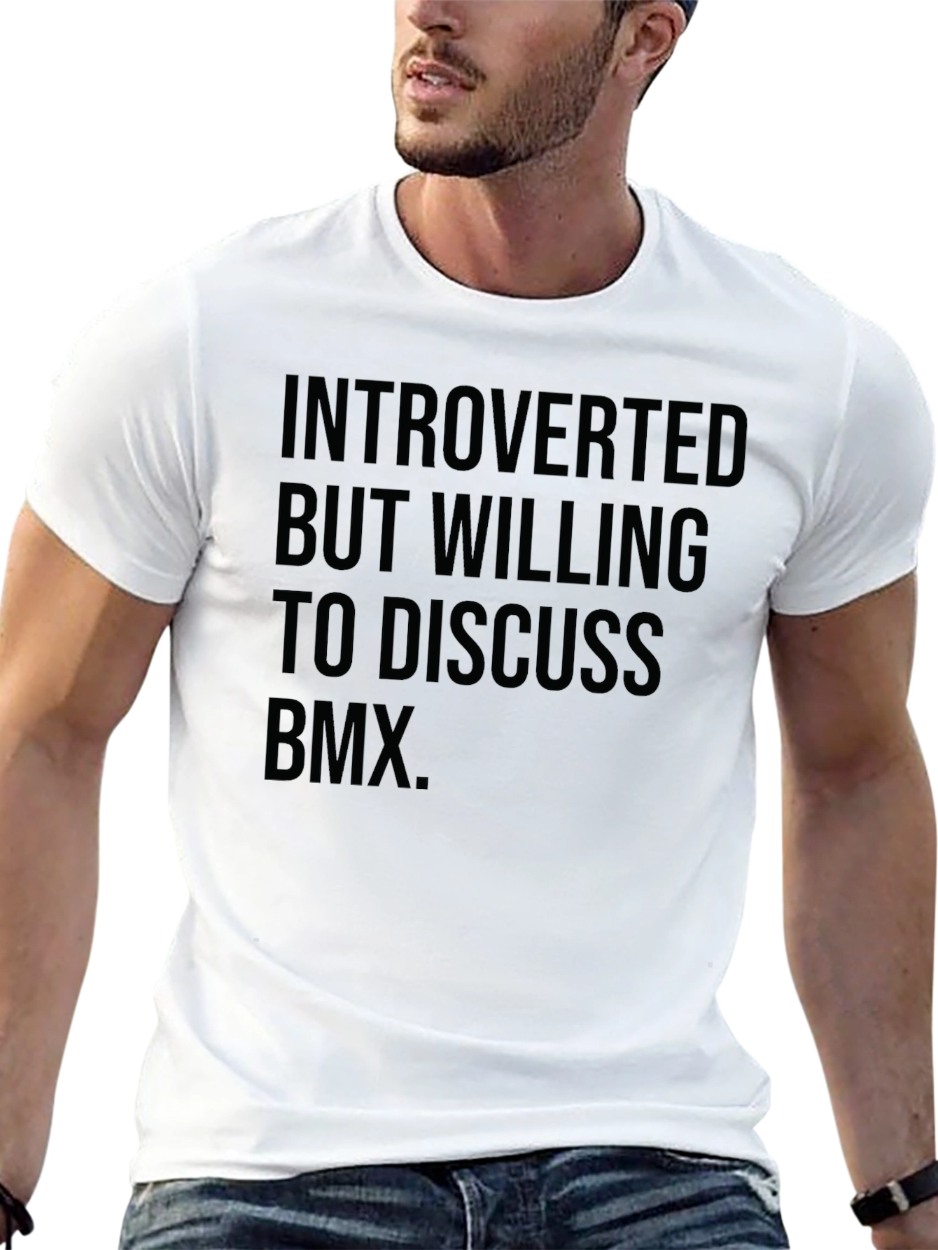 Introverted BMX T-Shirt - Soft Cotton Graphic Tee