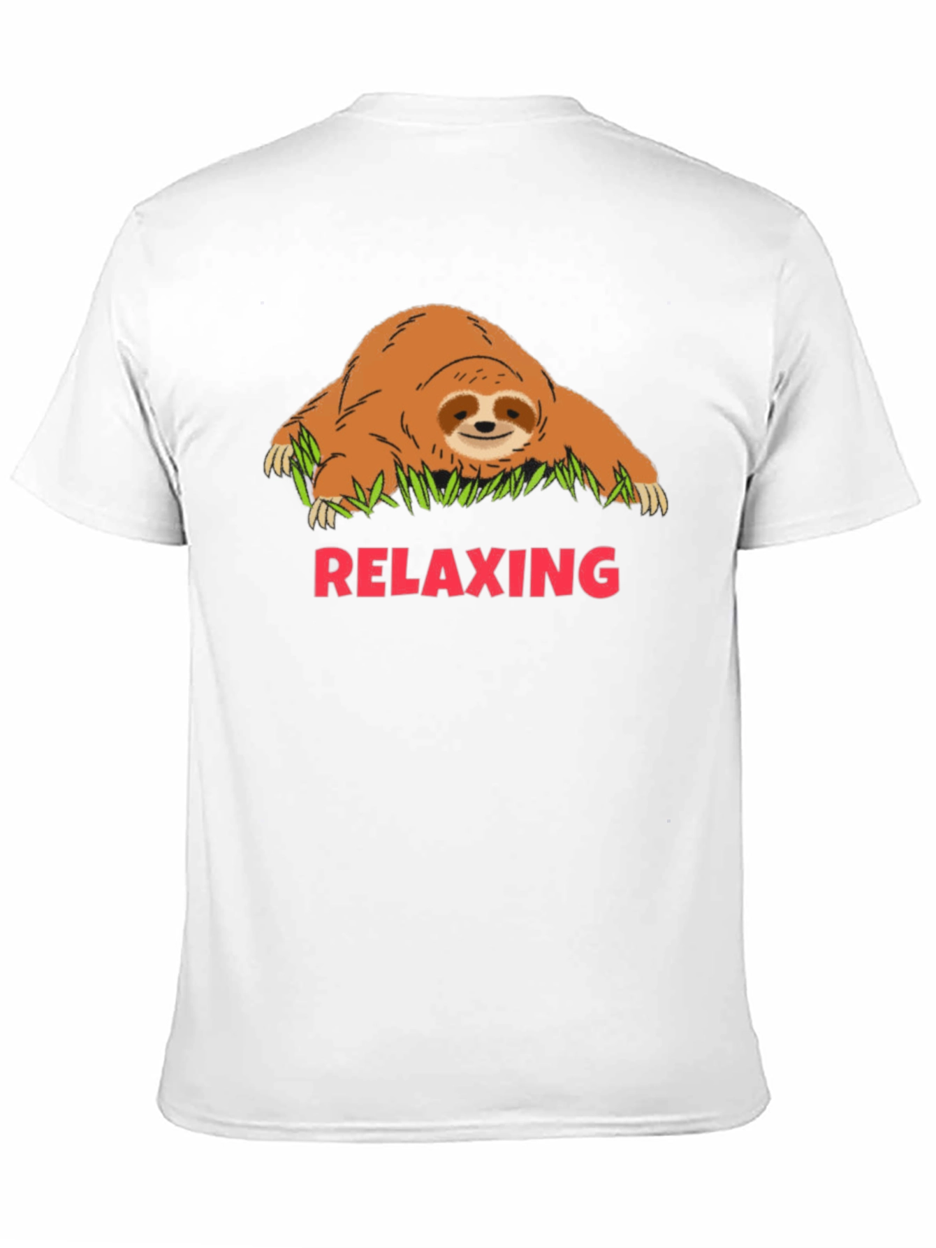 Relaxing Sloth Graphic T-Shirt