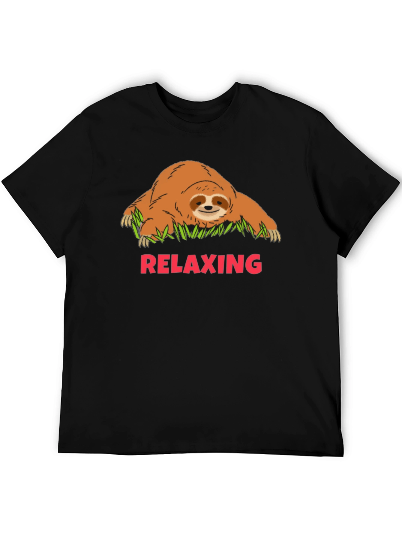 Relaxing Sloth Graphic T-Shirt