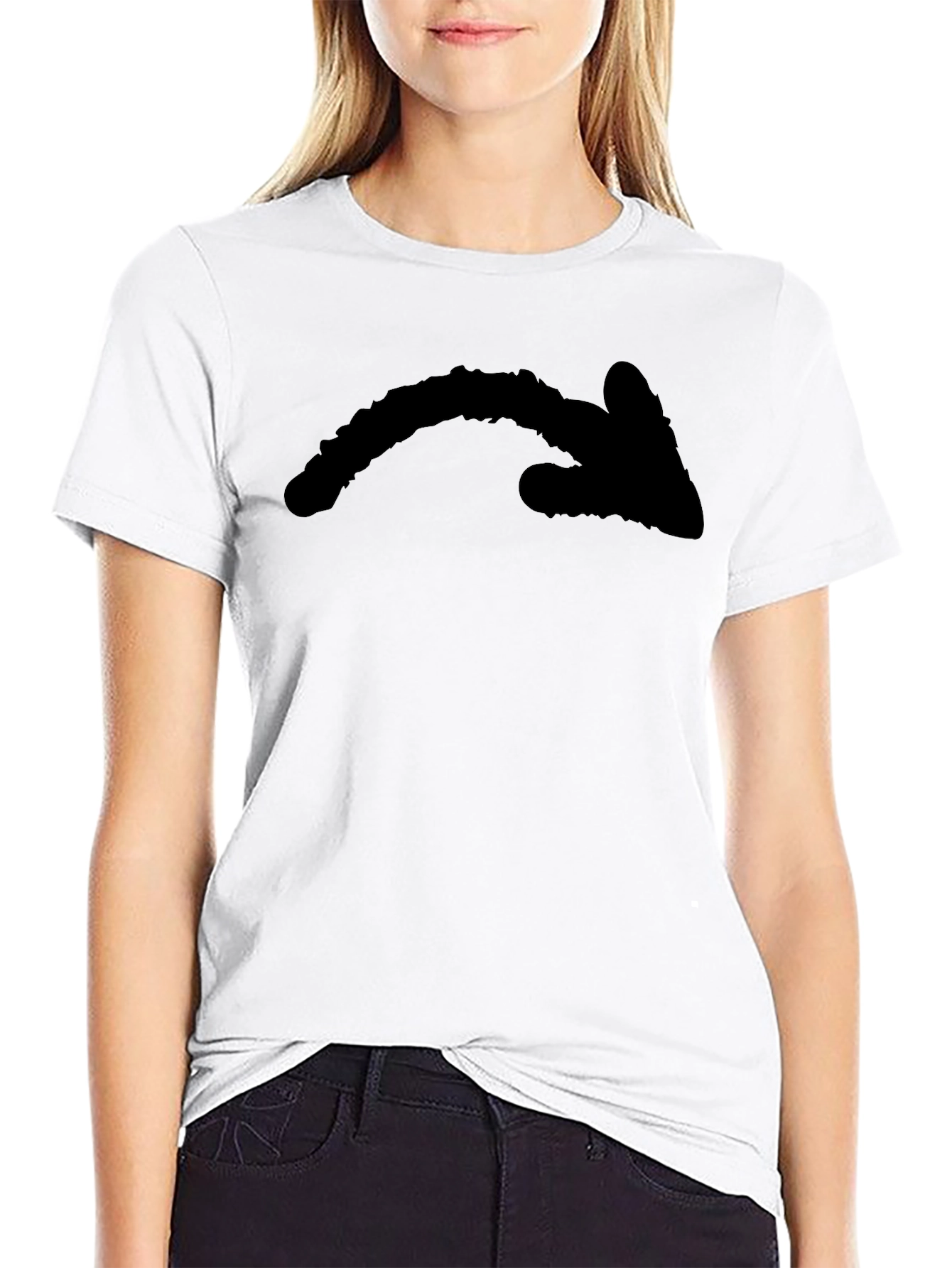 Black Arrow Graphic Tee - Casual Wear