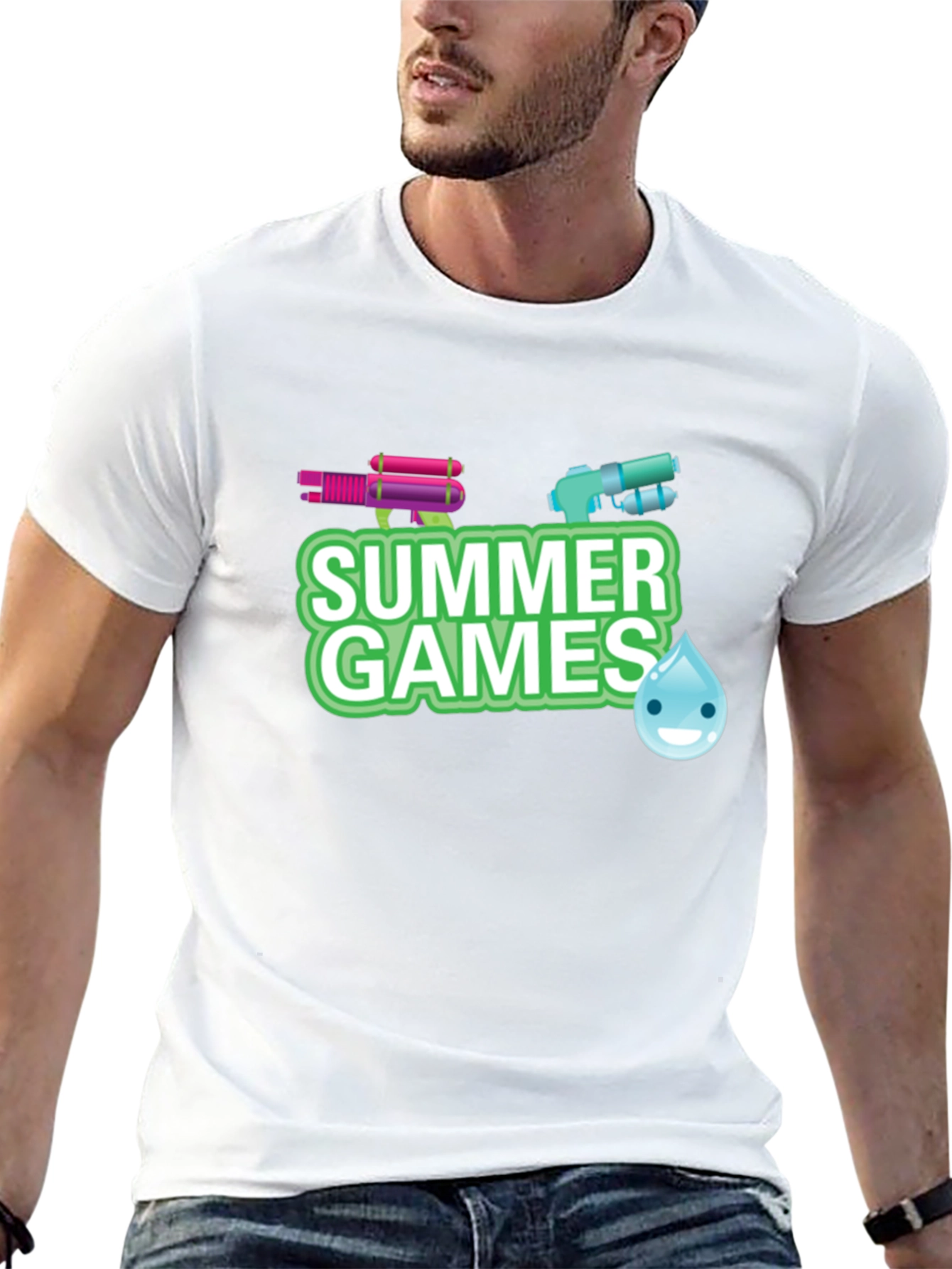 Summer Games Water Gun Graphic Tee