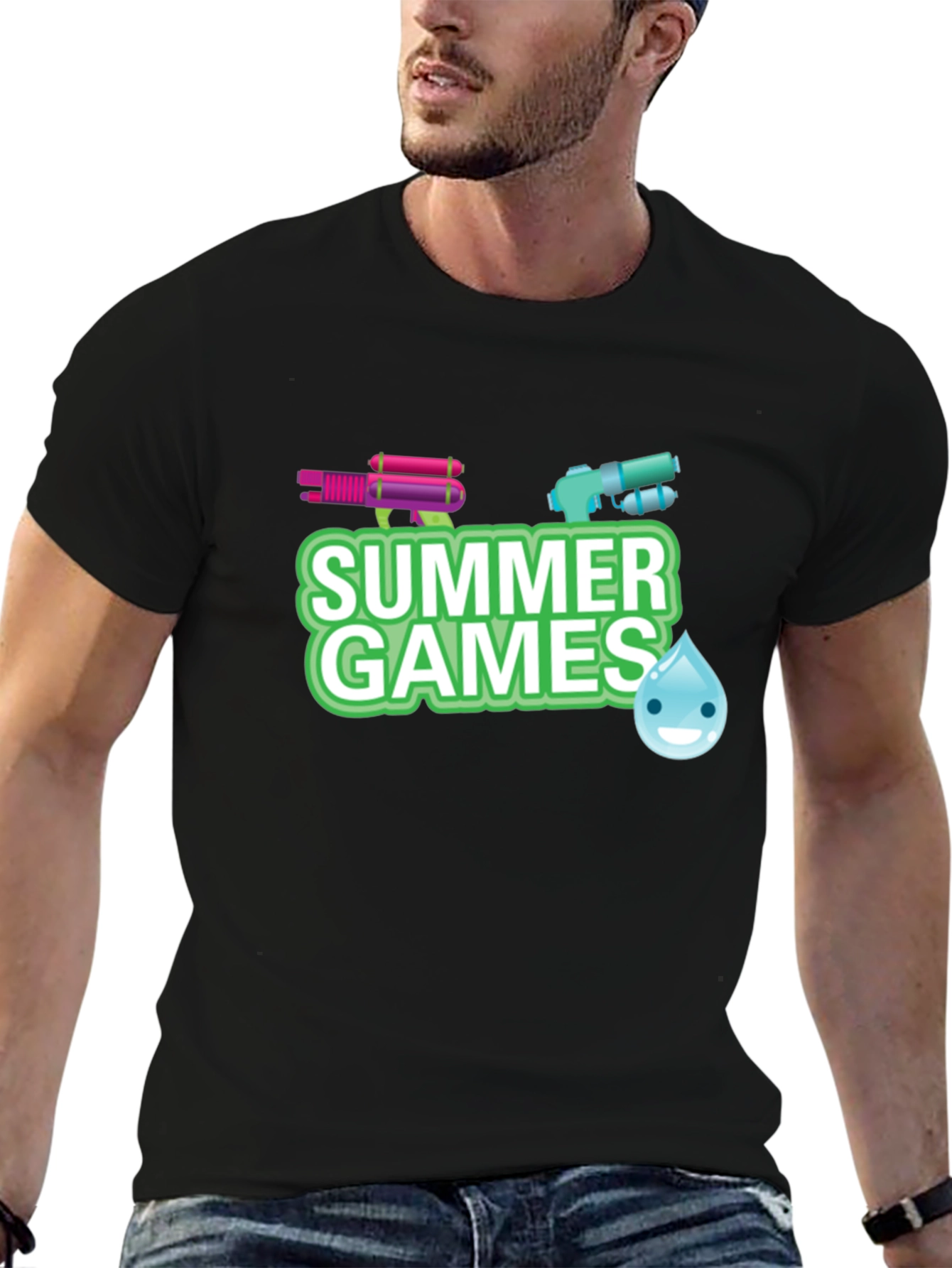 Summer Games Water Gun Graphic Tee