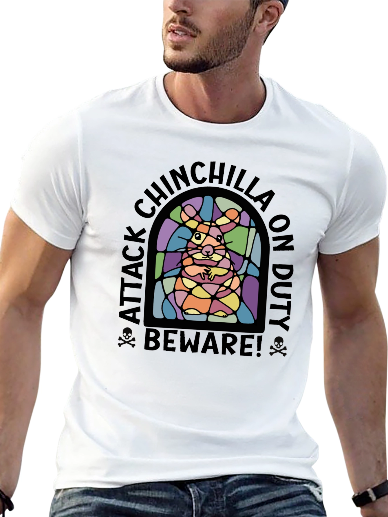 Attack Chinchilla On Duty T-Shirt