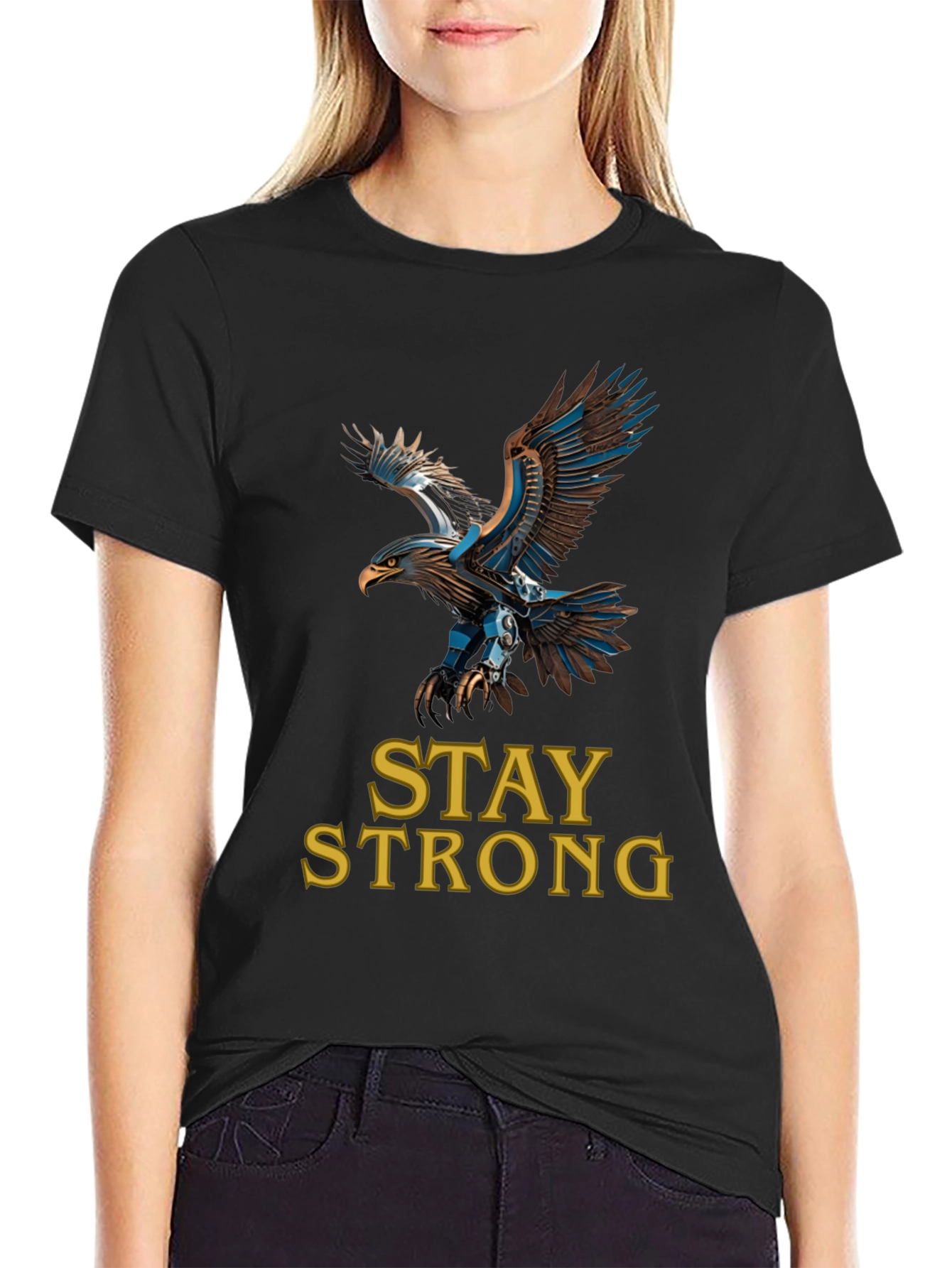 Eagle Graphic Tee - Stay Strong - Classic Fit