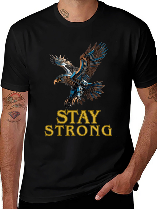 Eagle Graphic Tee - Stay Strong - Classic Fit