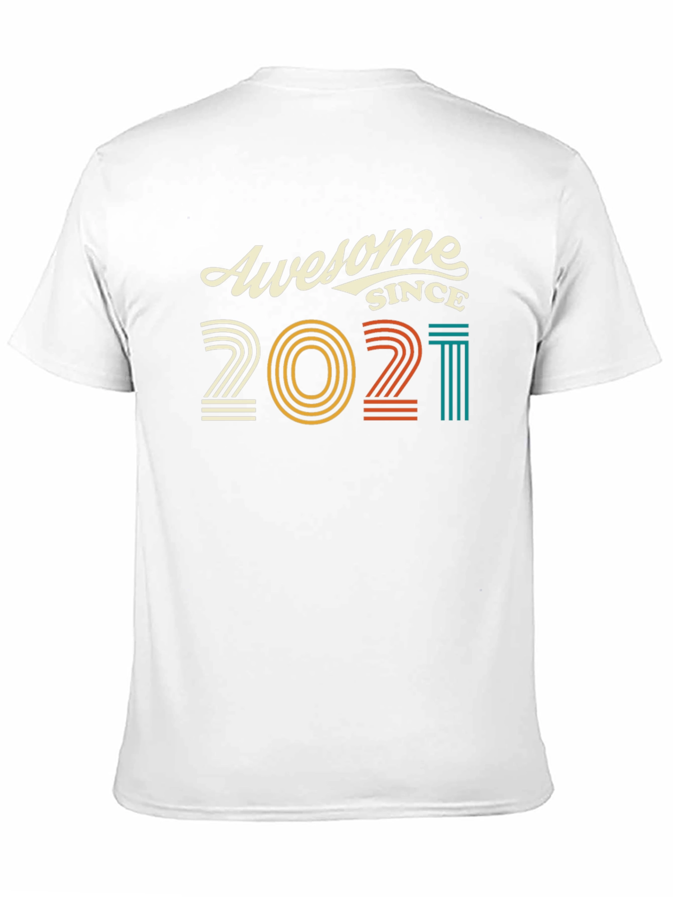 Awesome Since 2021 Graphic T-Shirt - Black