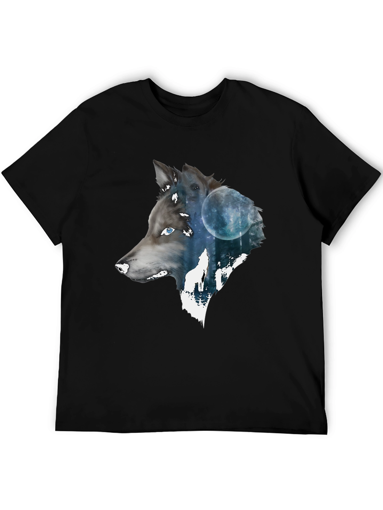 Wolf Moon T-Shirt - Mens Graphic Tee