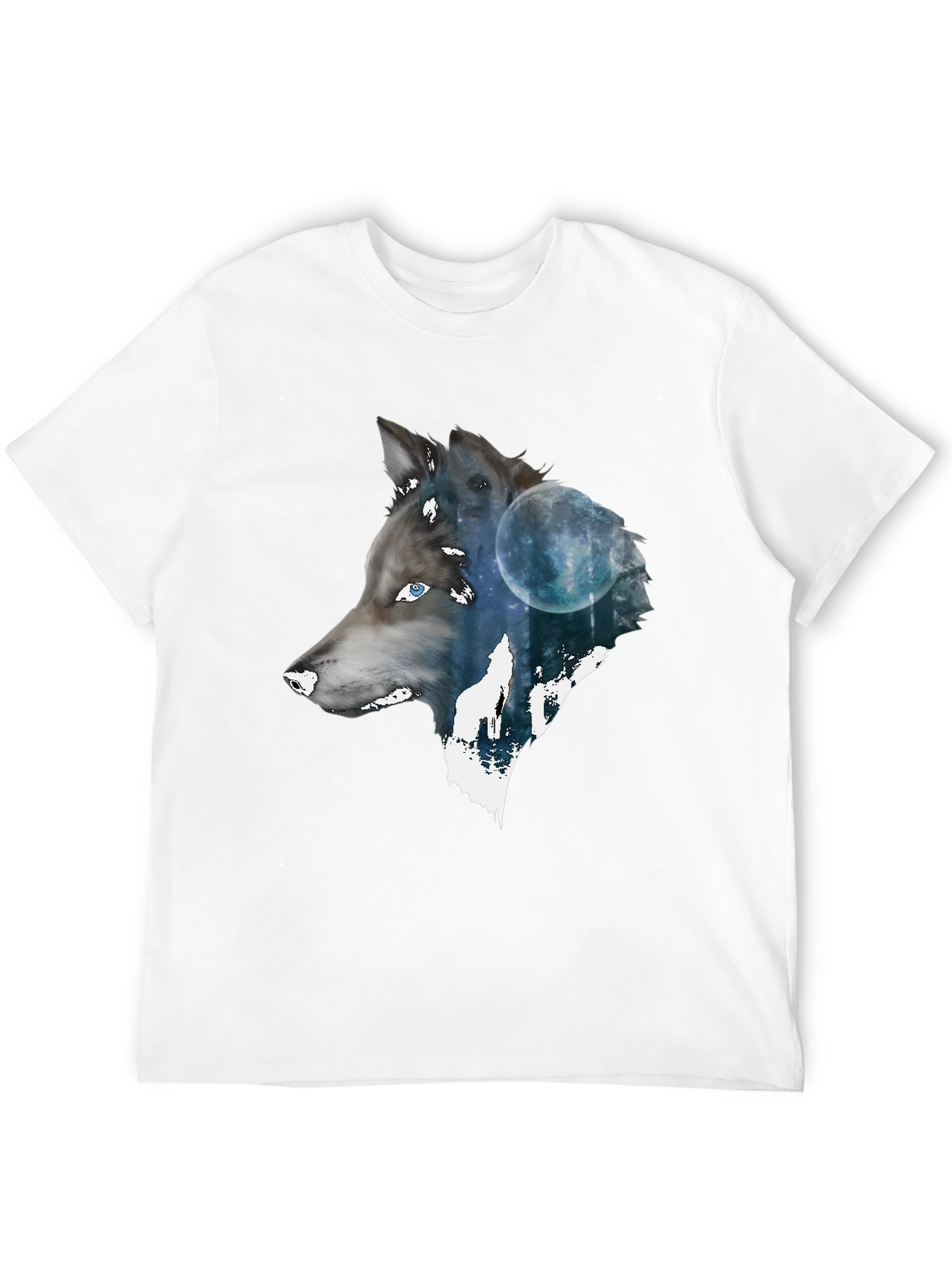 Wolf Moon T-Shirt - Mens Graphic Tee