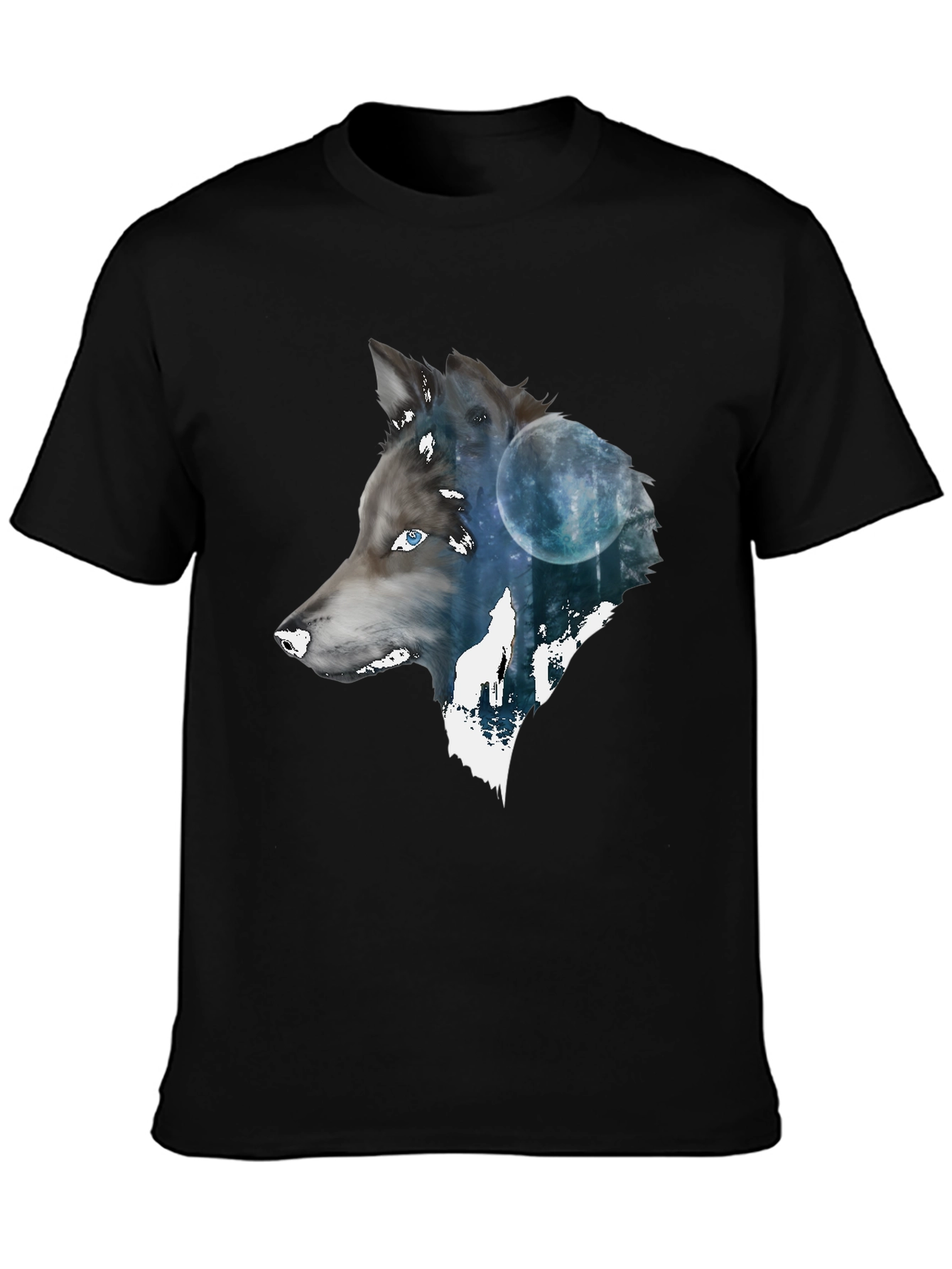 Wolf Moon T-Shirt - Mens Graphic Tee