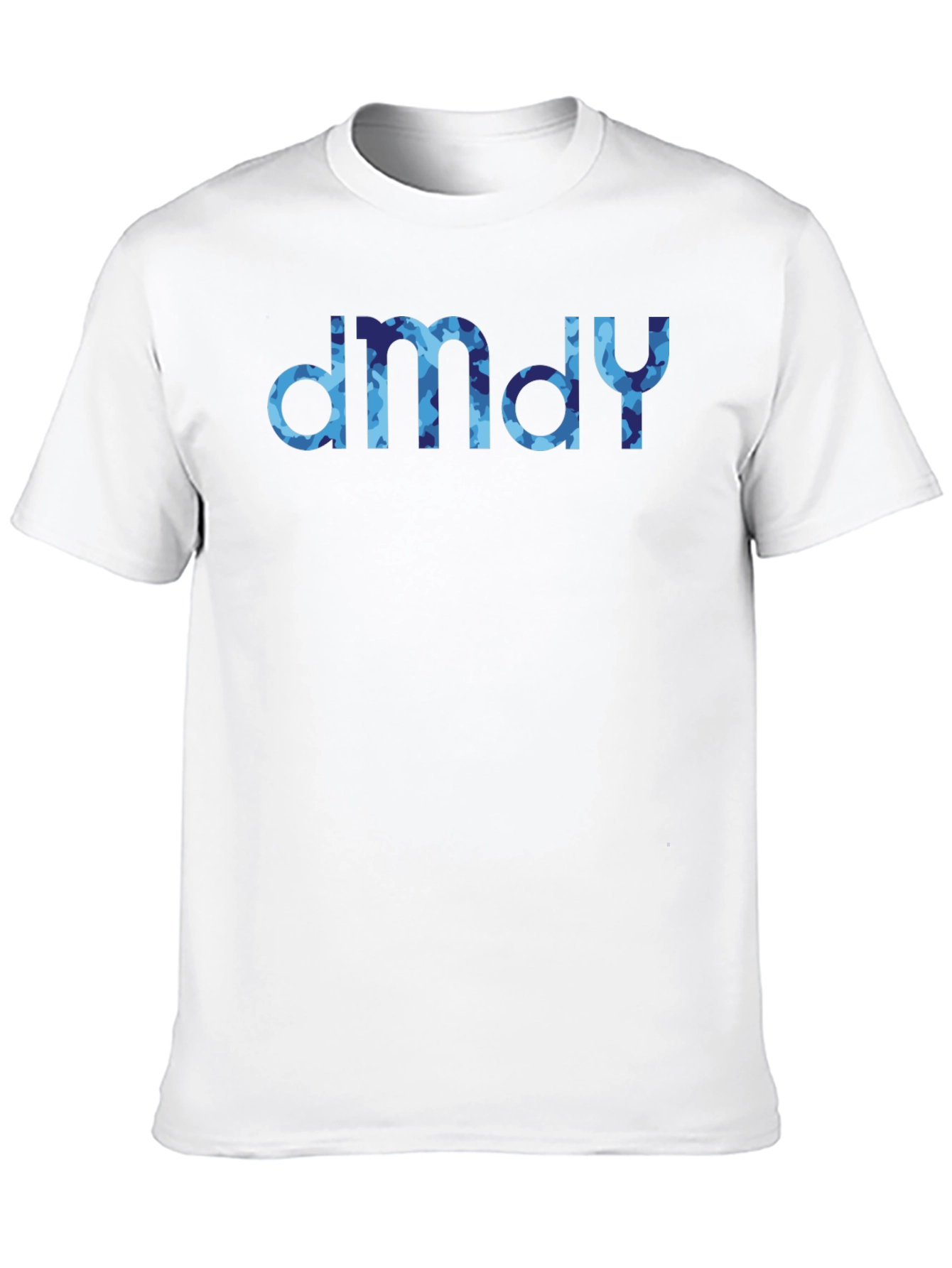dmdy Camouflage Print Black T-Shirt