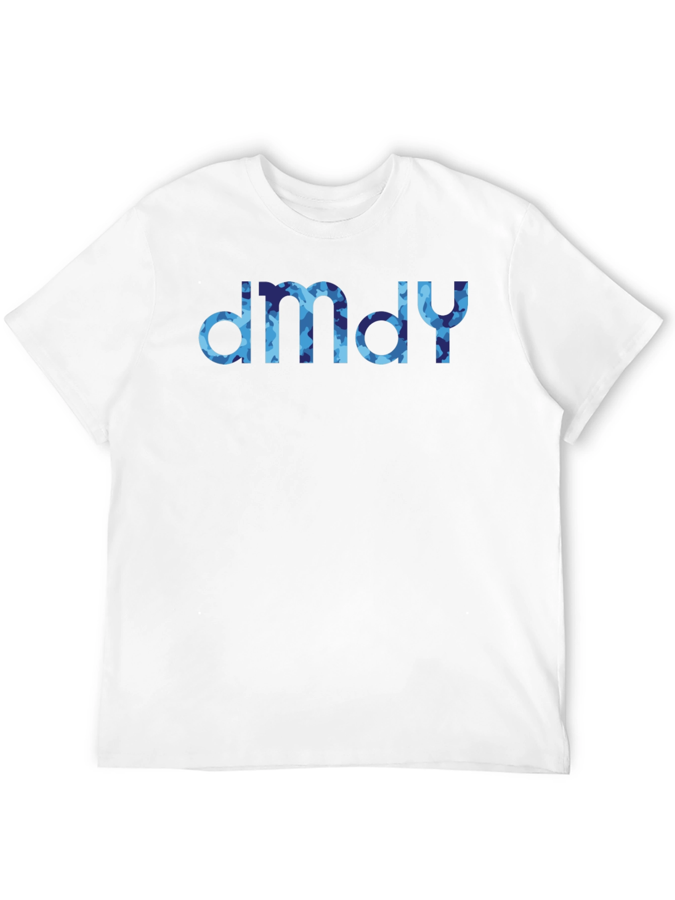 dmdy Camouflage Print Black T-Shirt