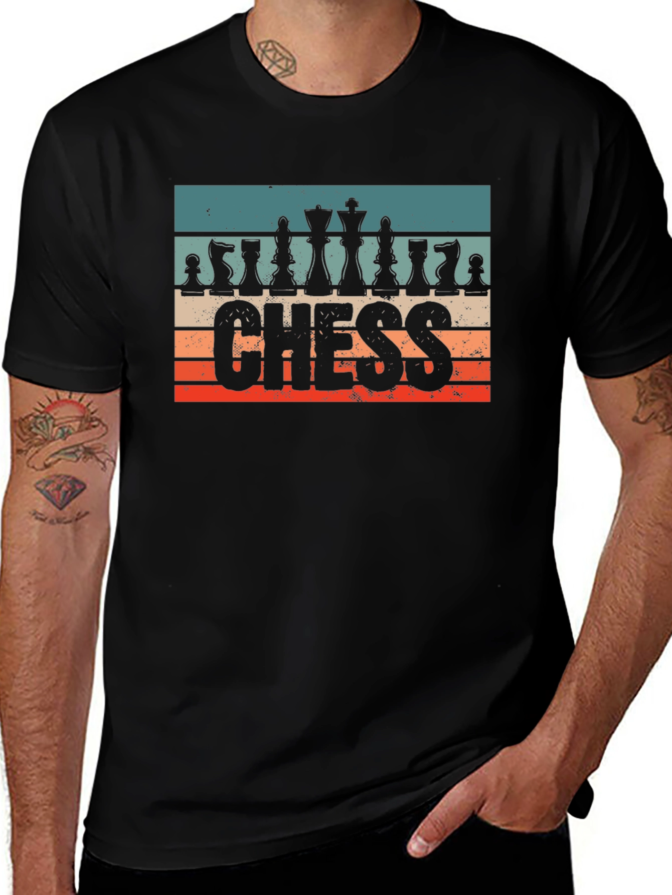 Retro Chess Graphic Tee