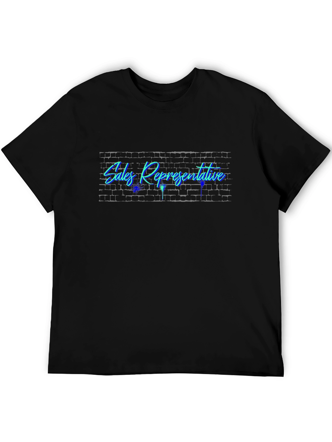 Sales Representative Graphic Tee - Black