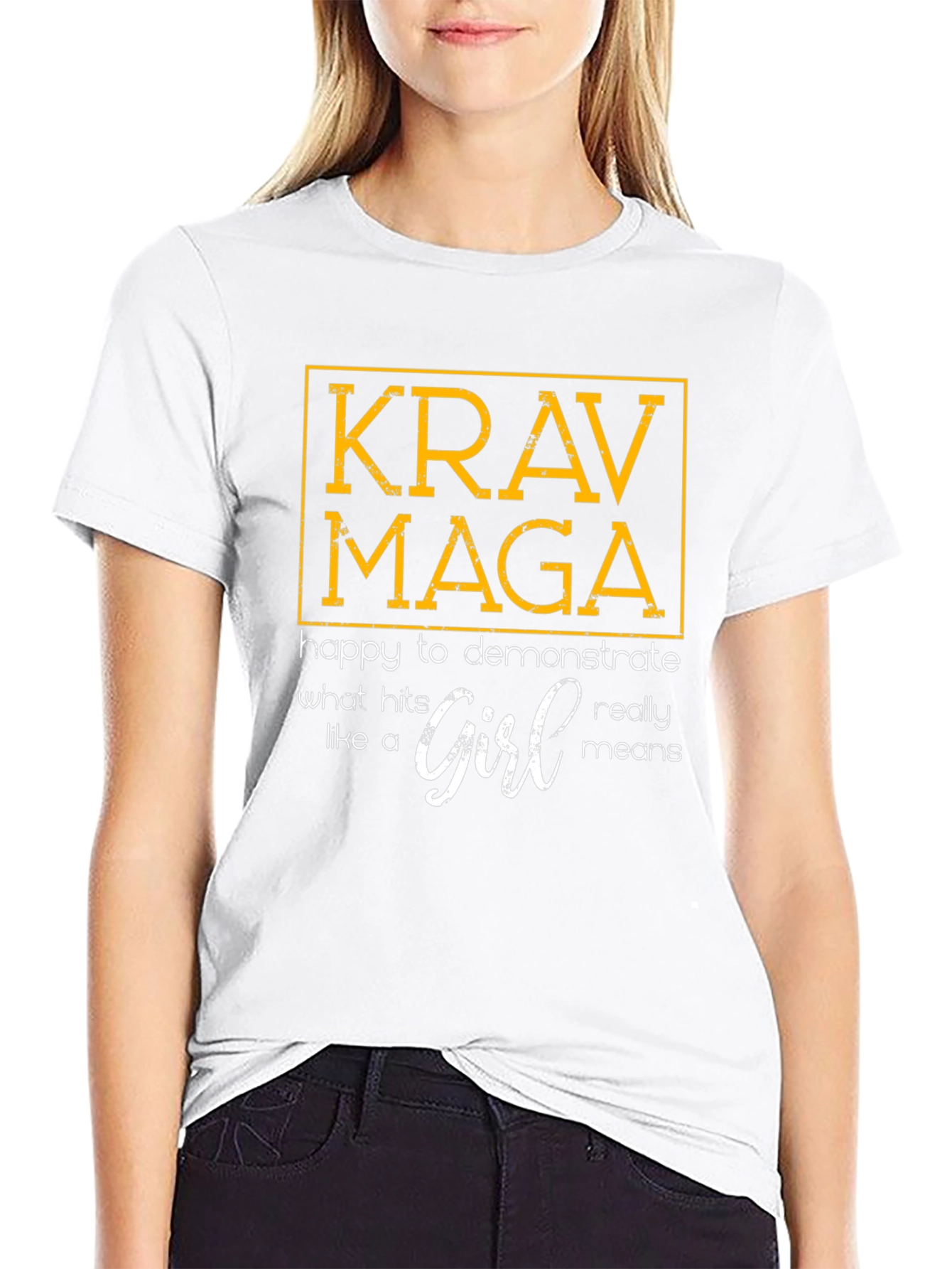 Krav Maga Like a Girl Graphic T-Shirt