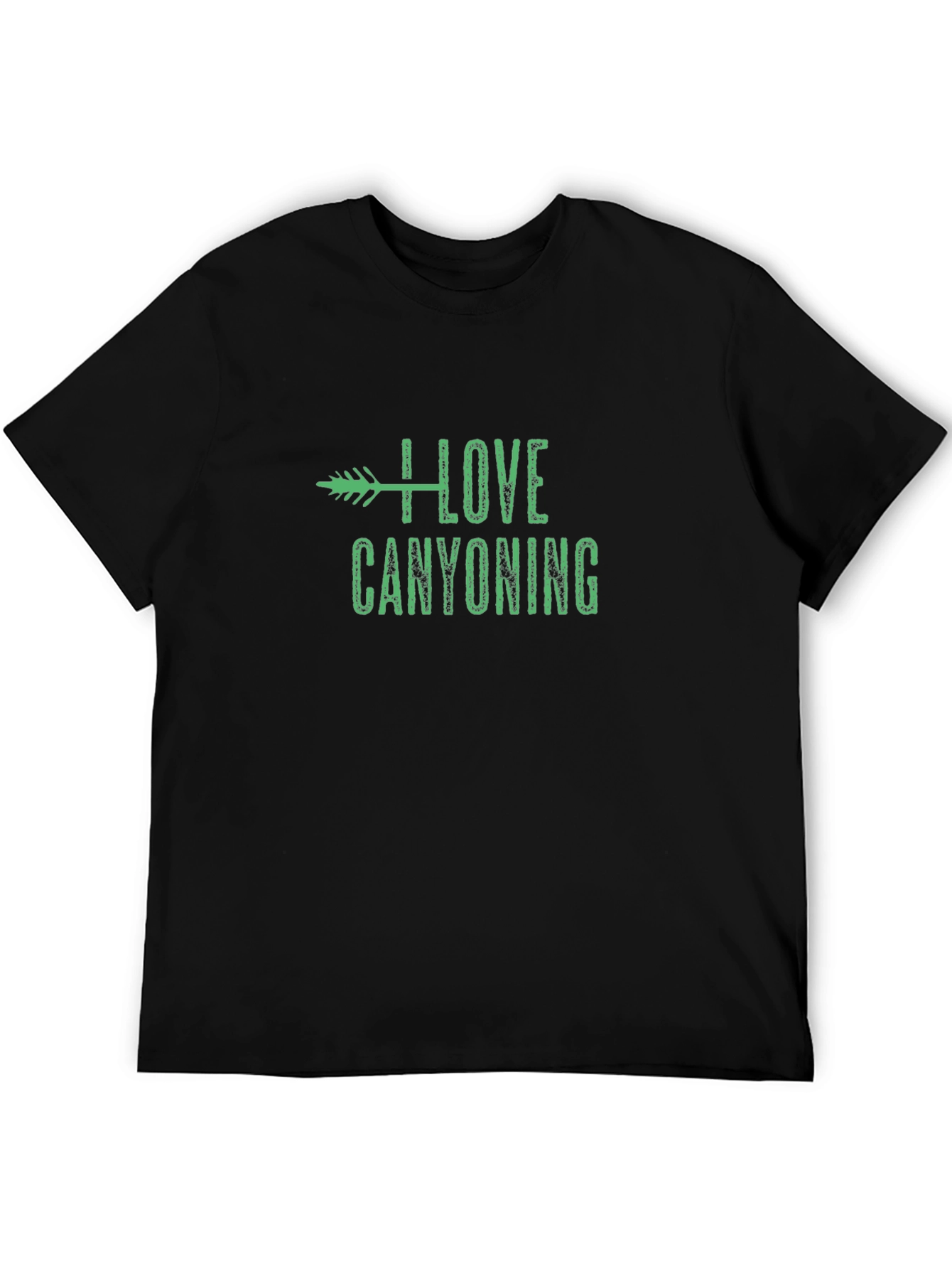 I Love Canyoning Arrow Graphic T-Shirt