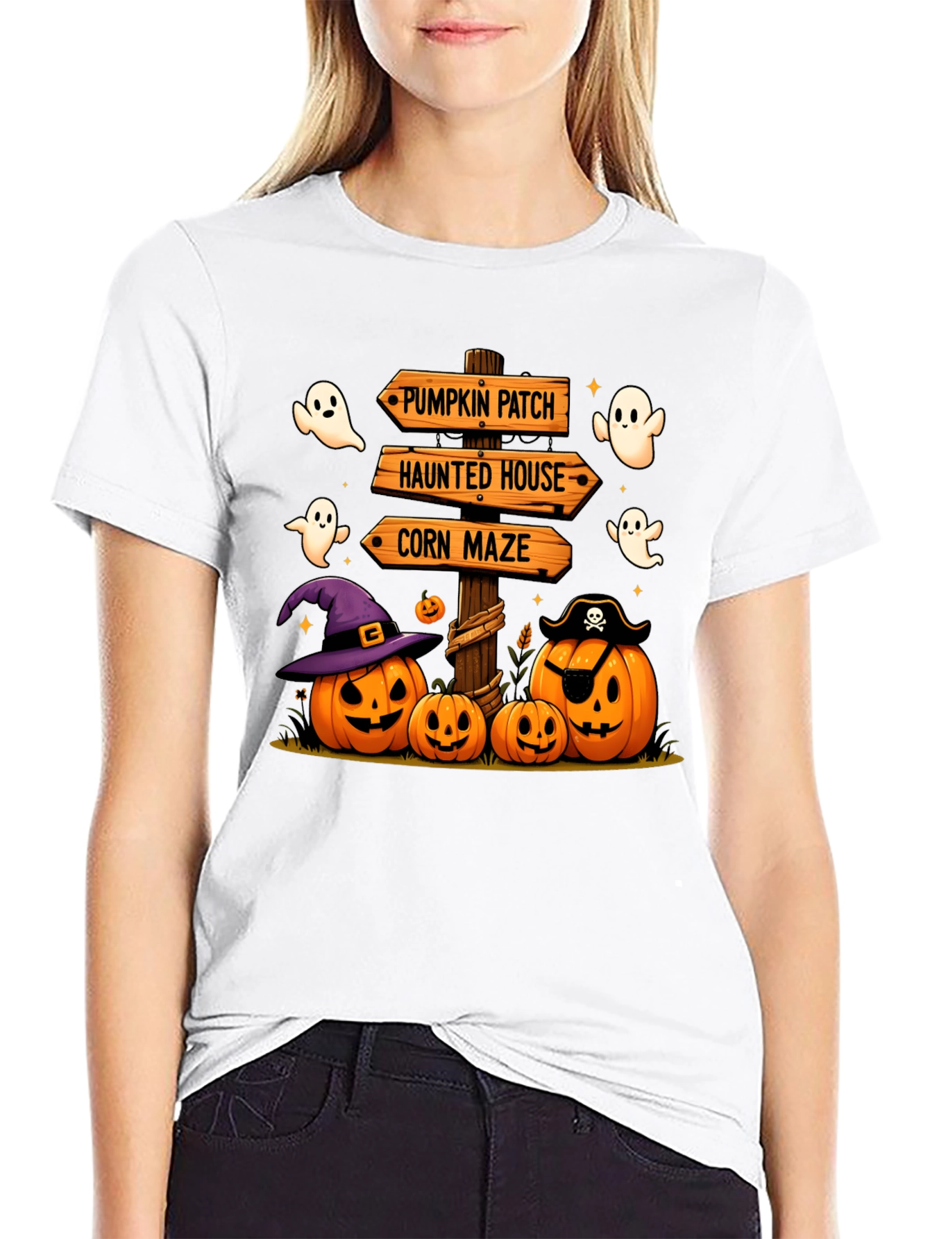 Halloween Pumpkin Patch Tee