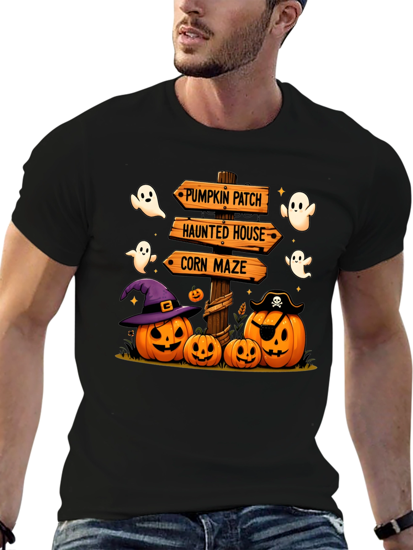 Halloween Pumpkin Patch Tee