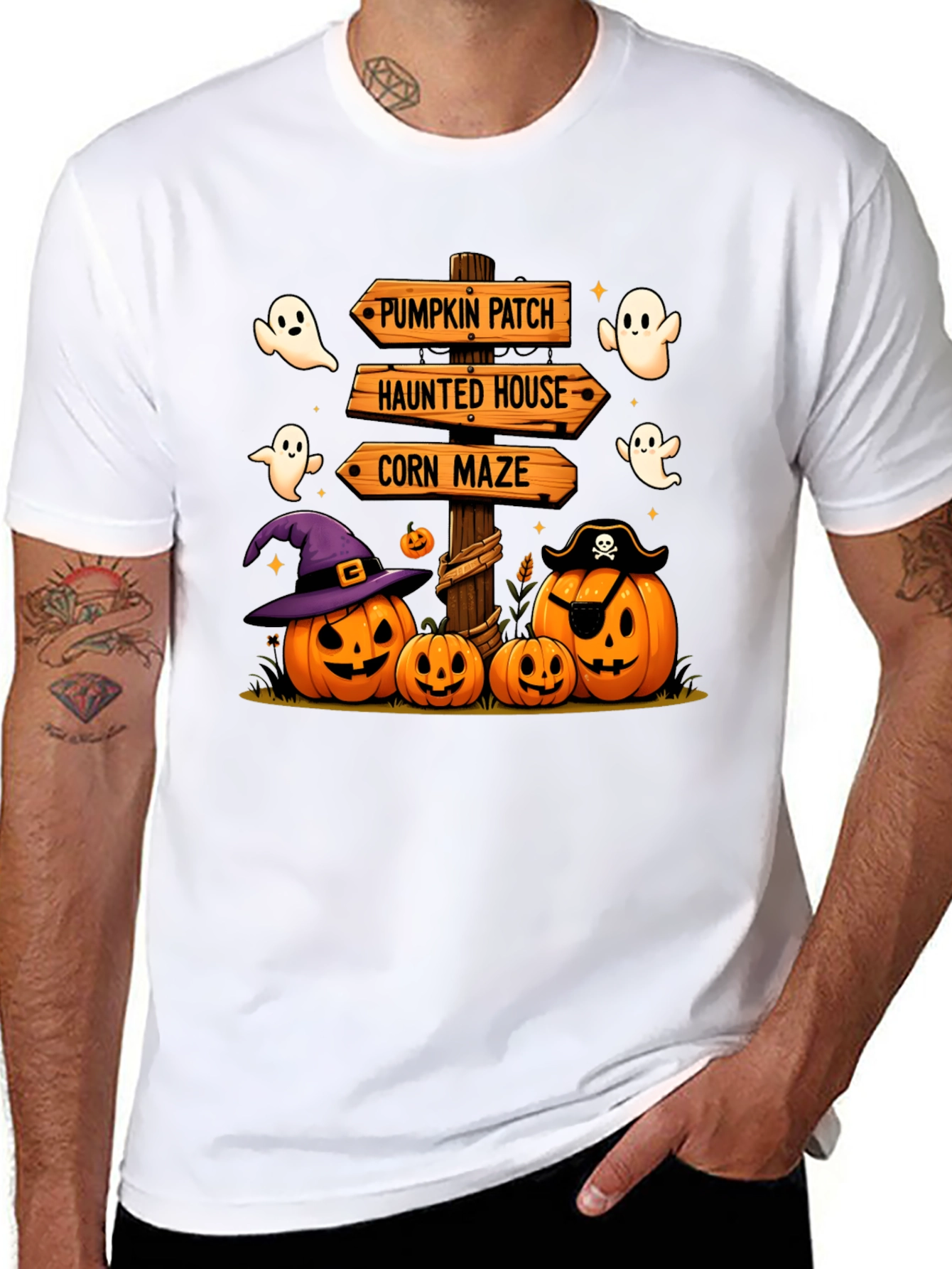 Halloween Pumpkin Patch Tee