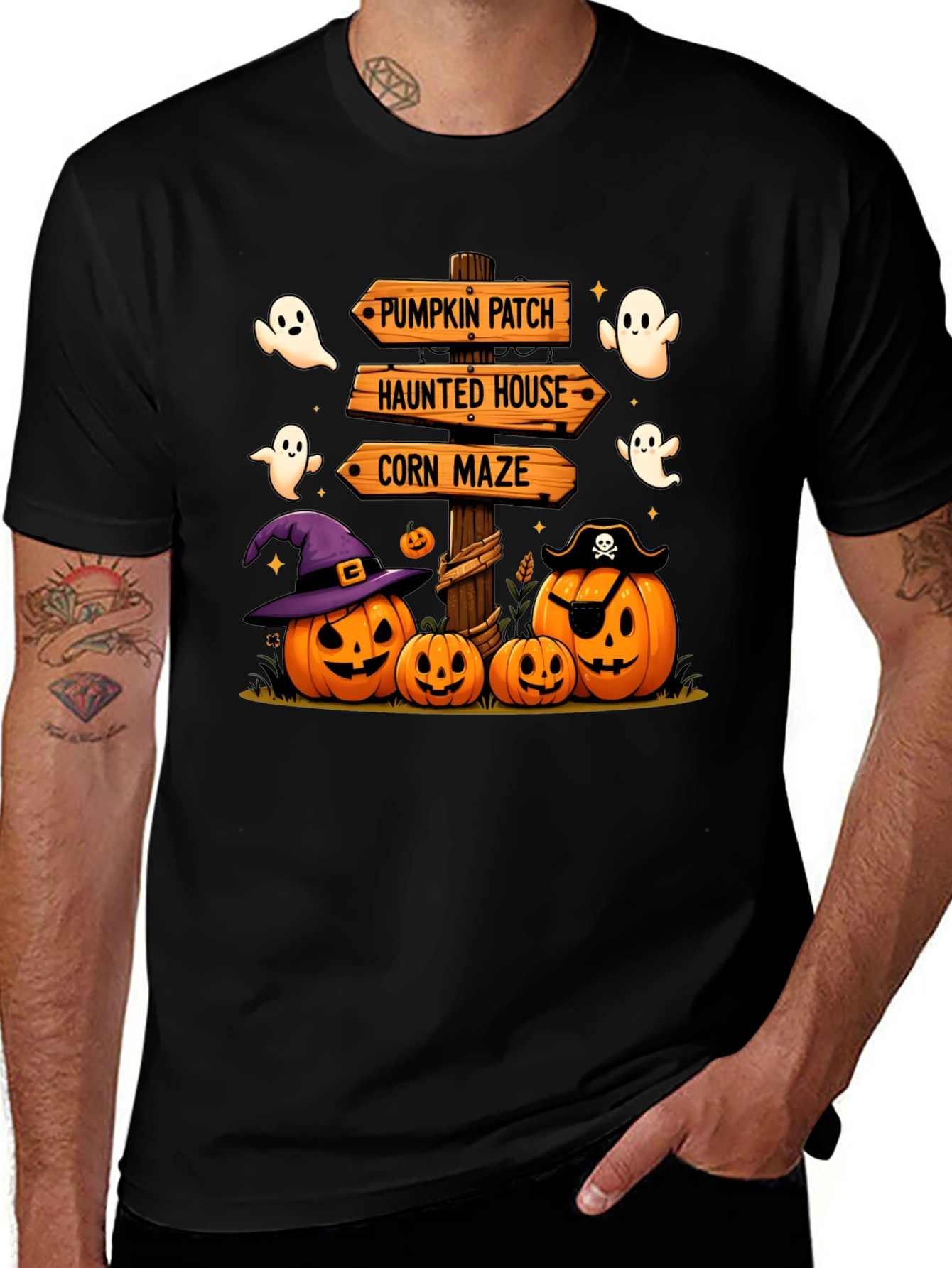 Halloween Pumpkin Patch Tee