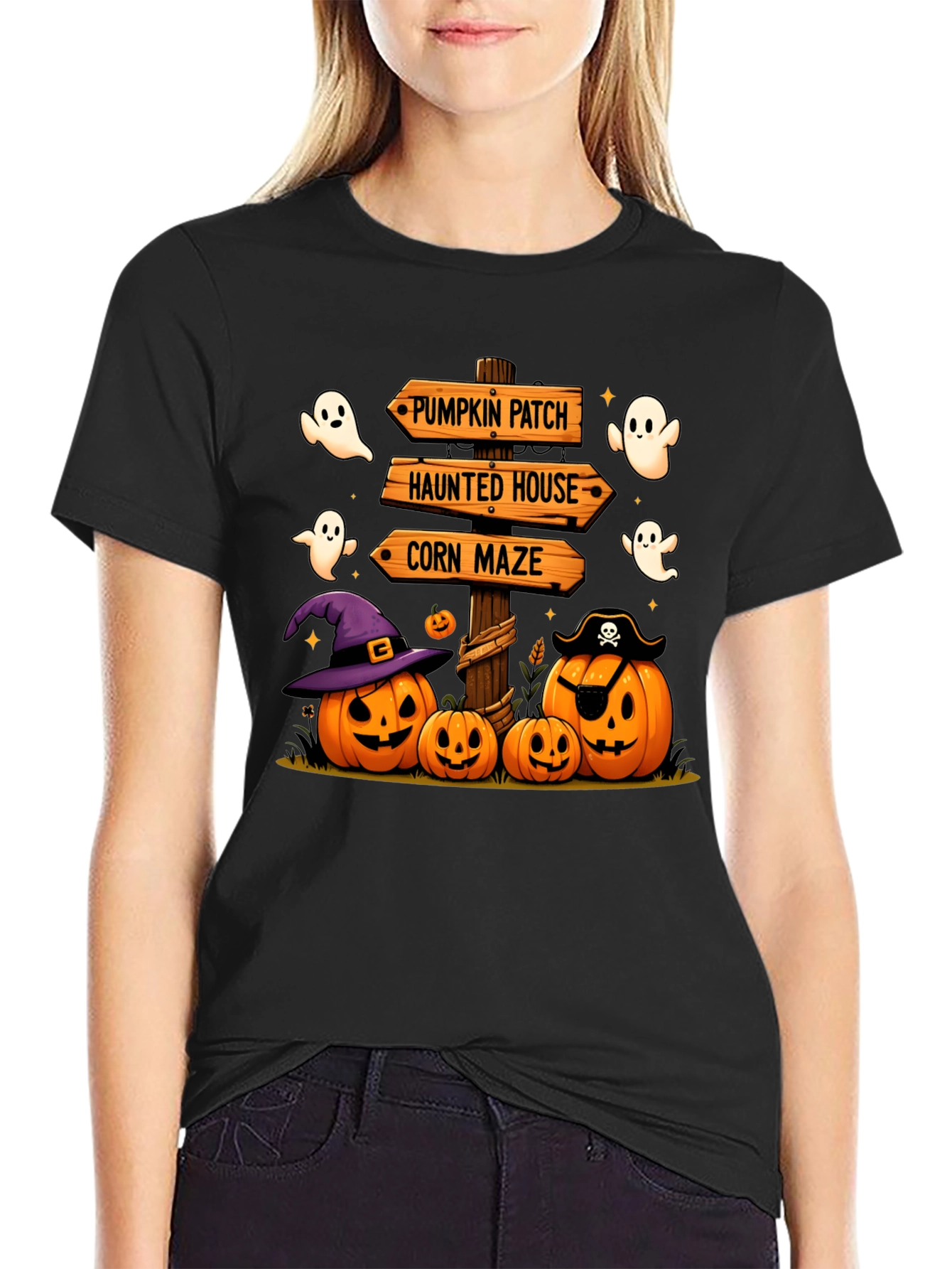 Halloween Pumpkin Patch Tee
