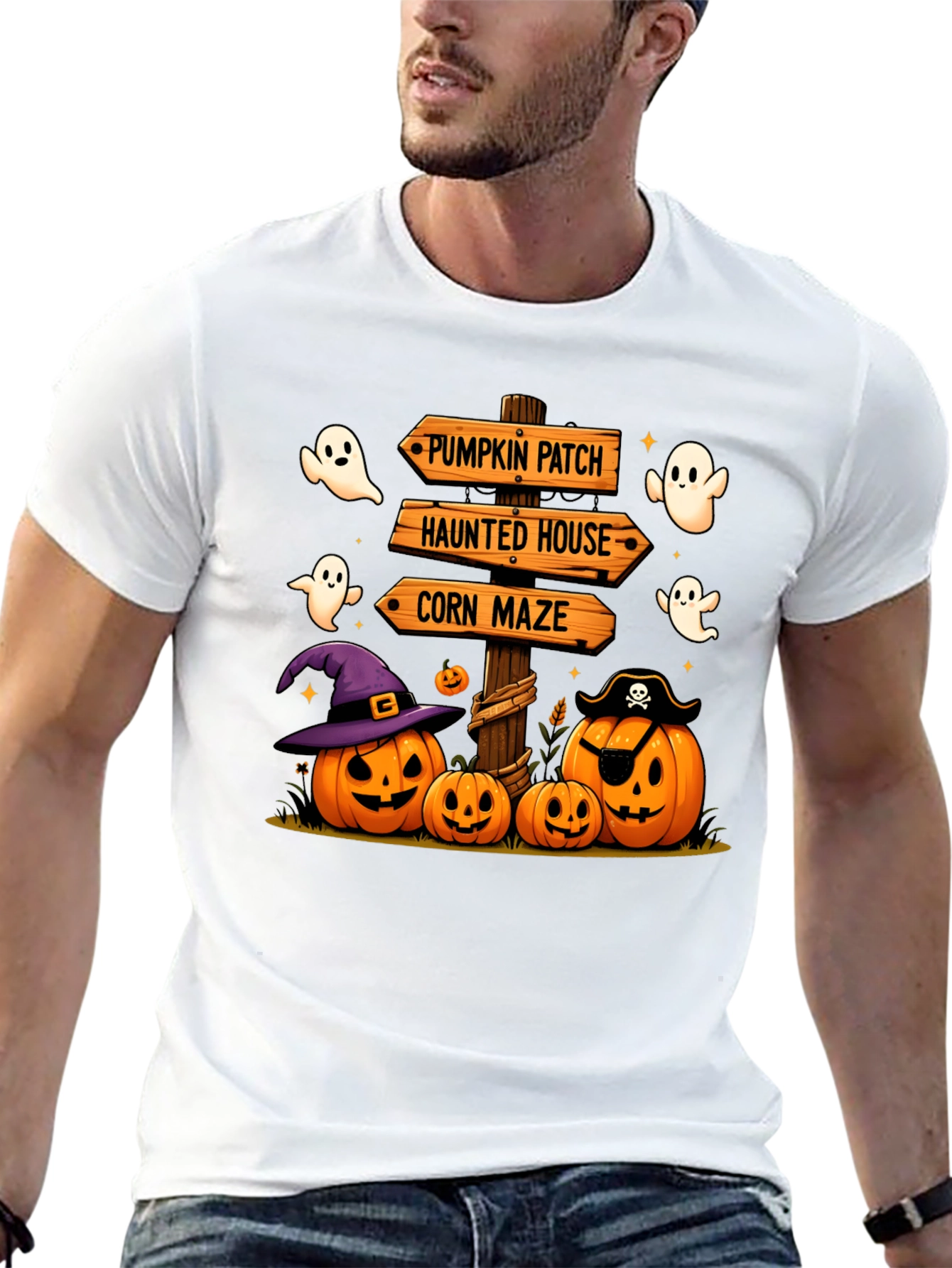 Halloween Pumpkin Patch Tee
