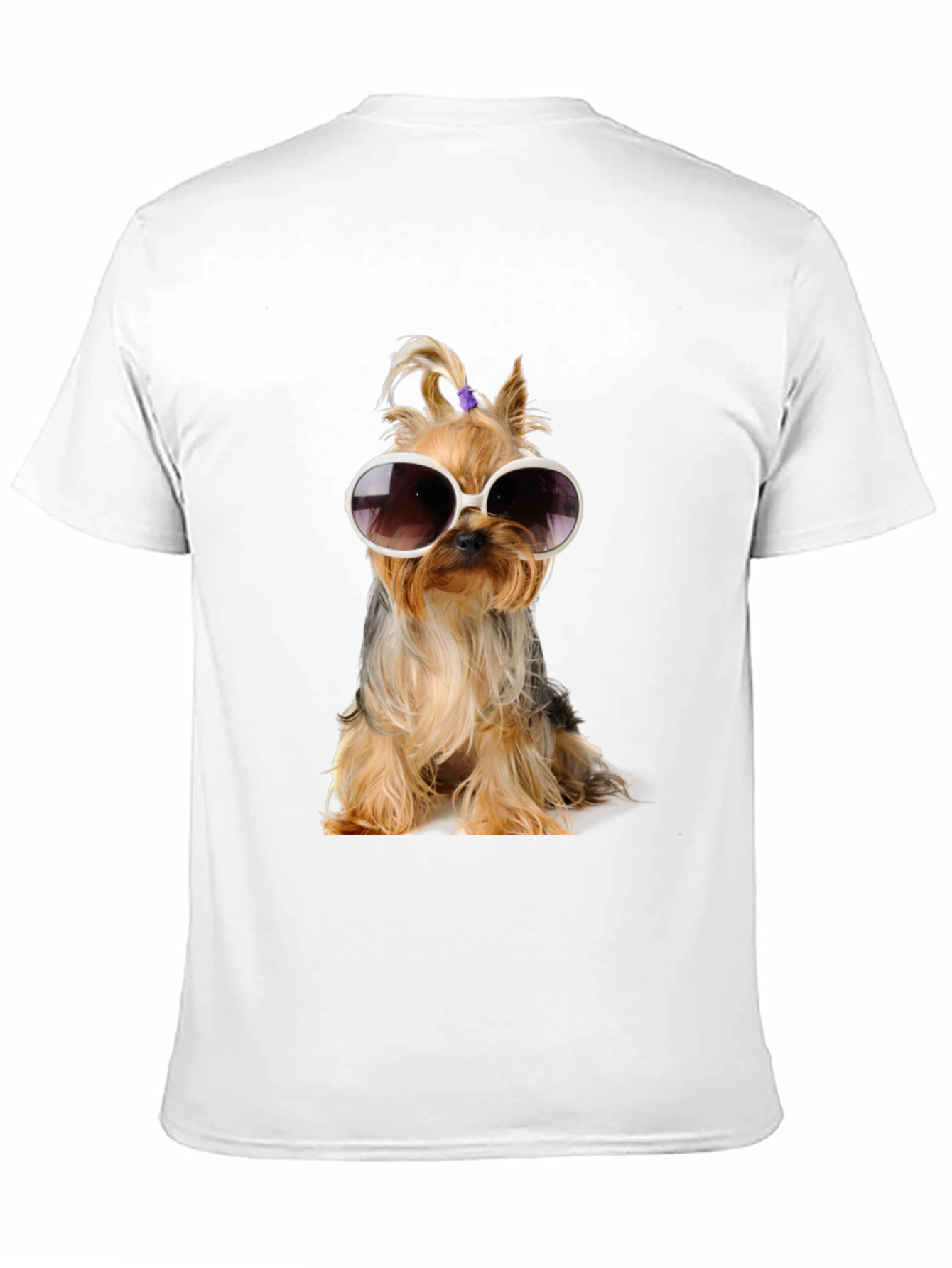 Yorkie Dog Sunglasses T-Shirt
