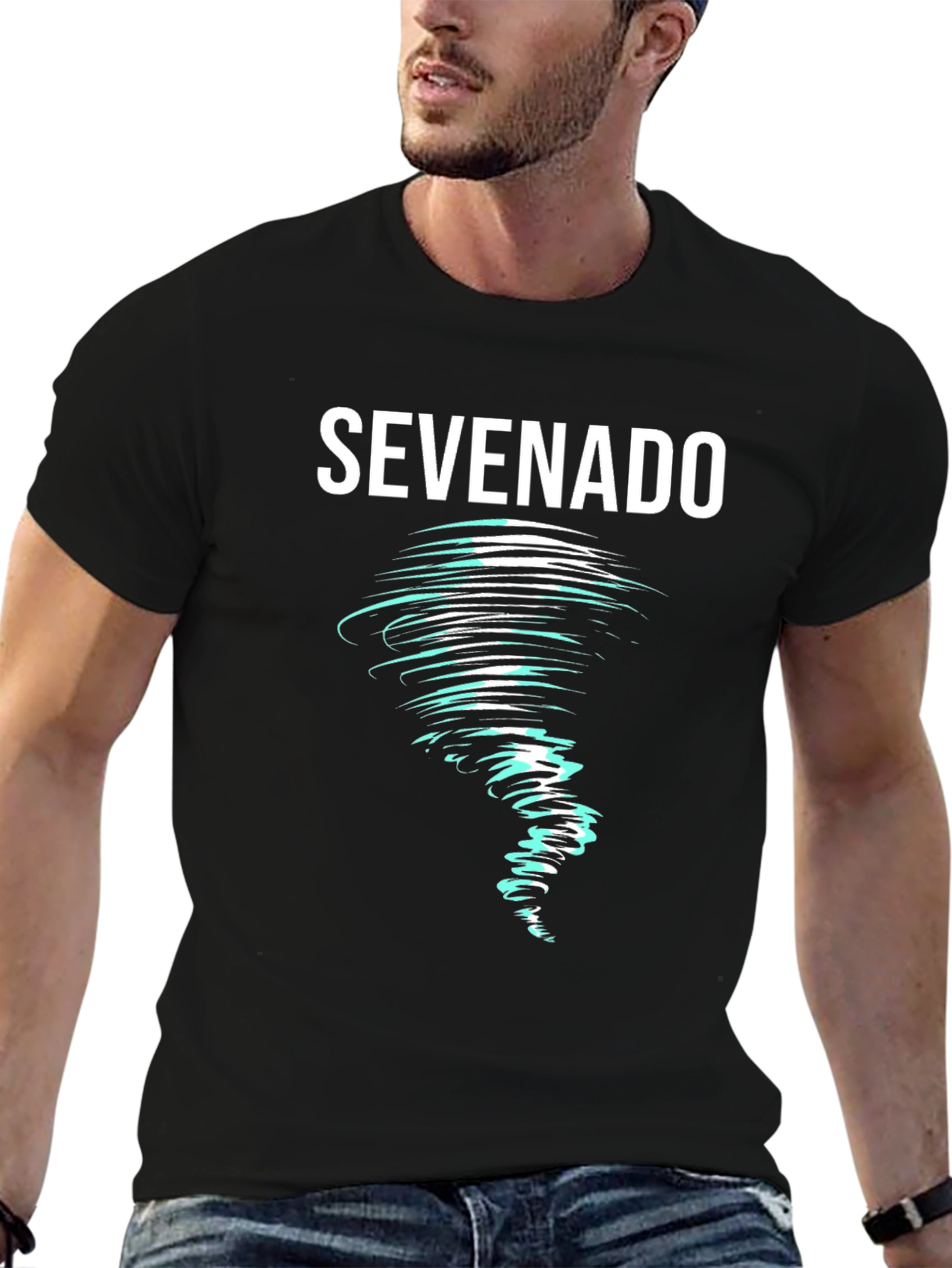 Sevenado Tornado Graphic T-Shirt - Unique Design