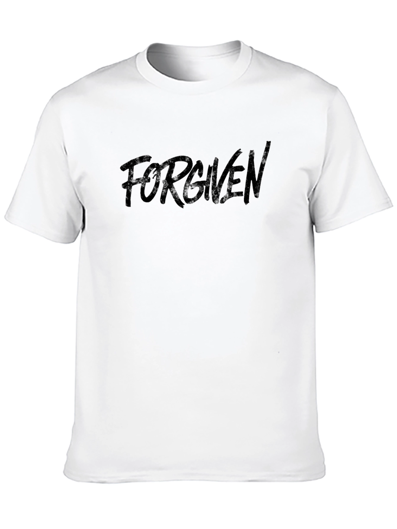 Forgiven Black Graphic T-Shirt - Christian Apparel