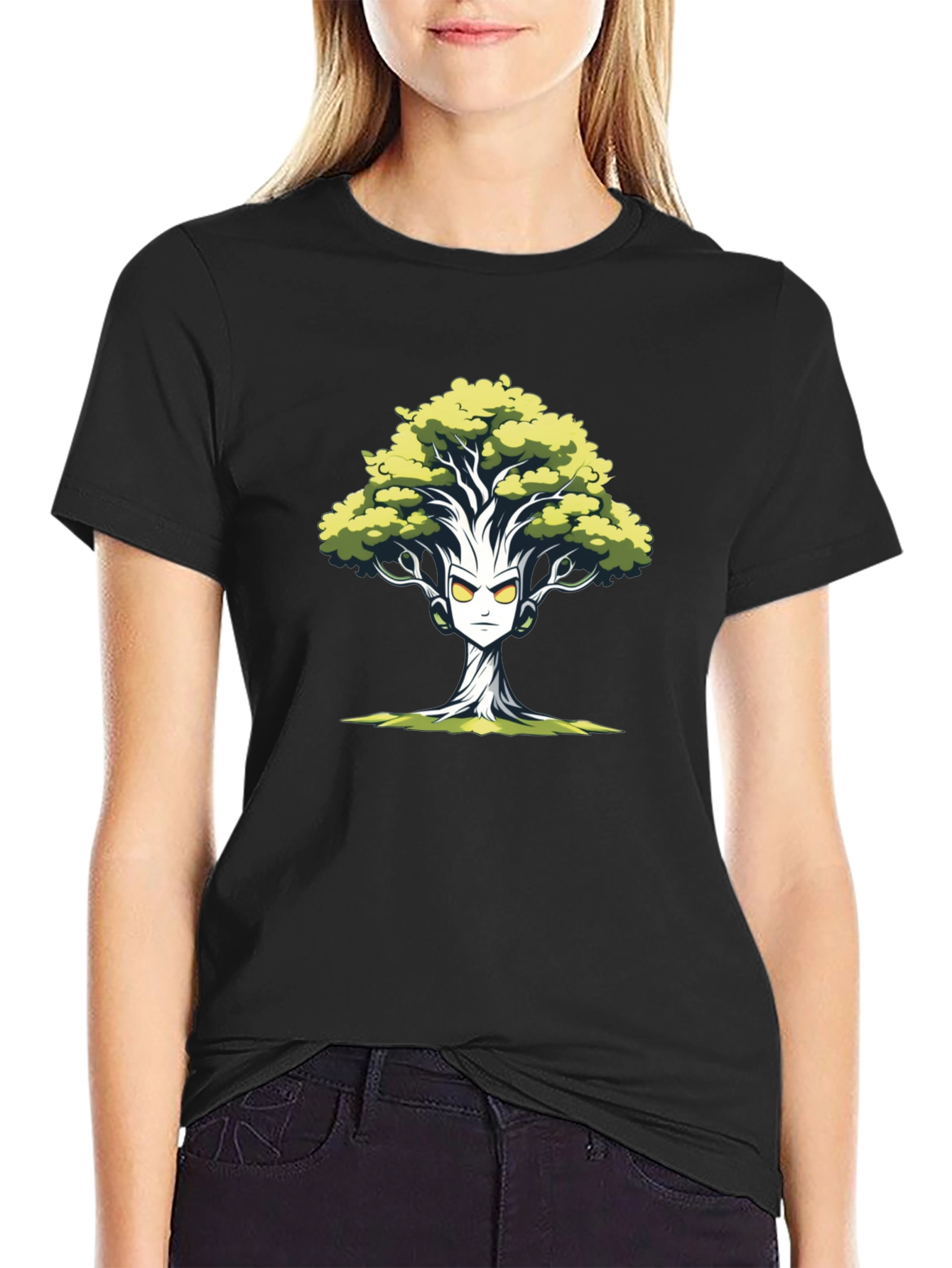 Groot Inspired Tree Graphic Tee