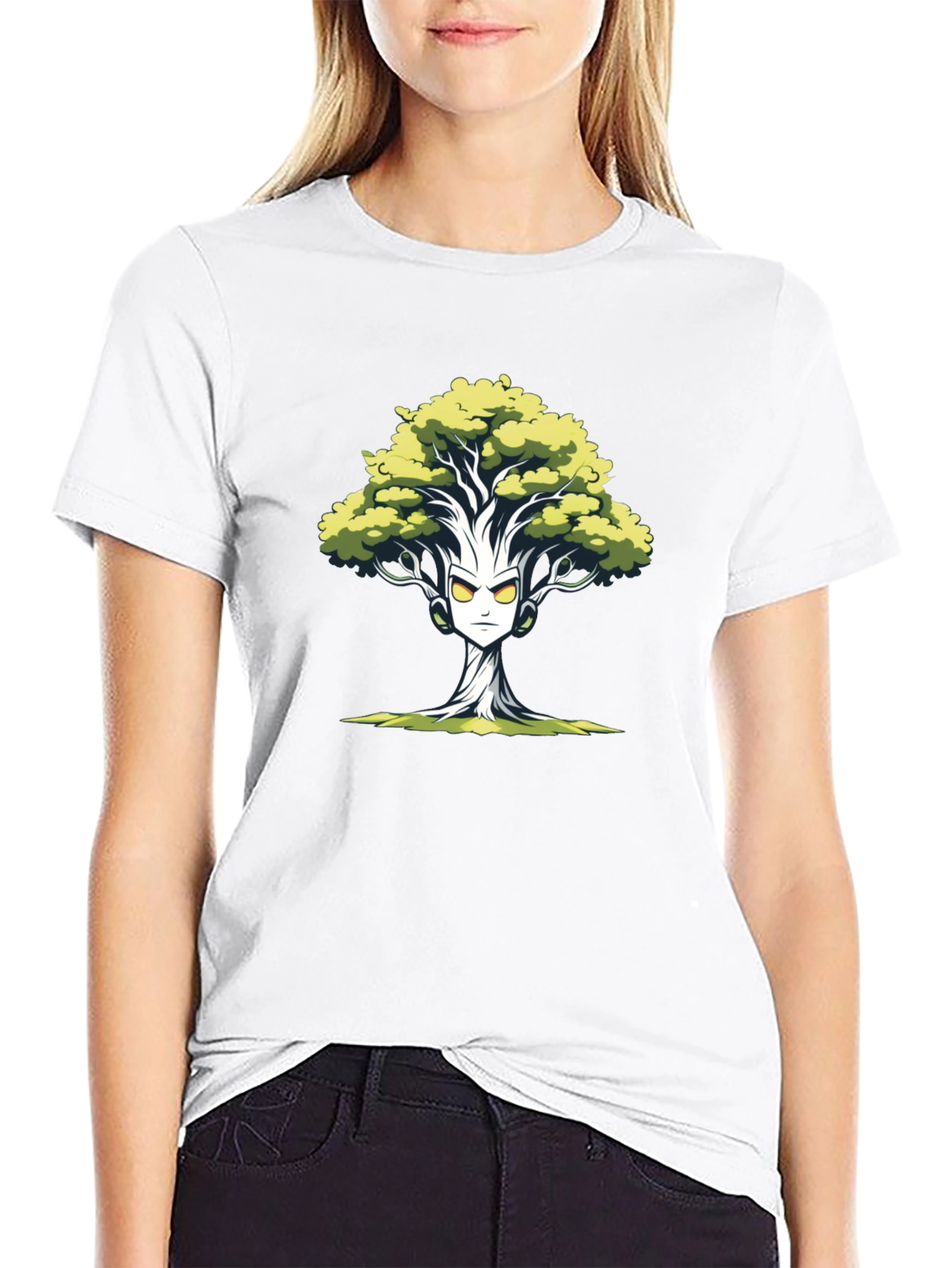 Groot Inspired Tree Graphic Tee