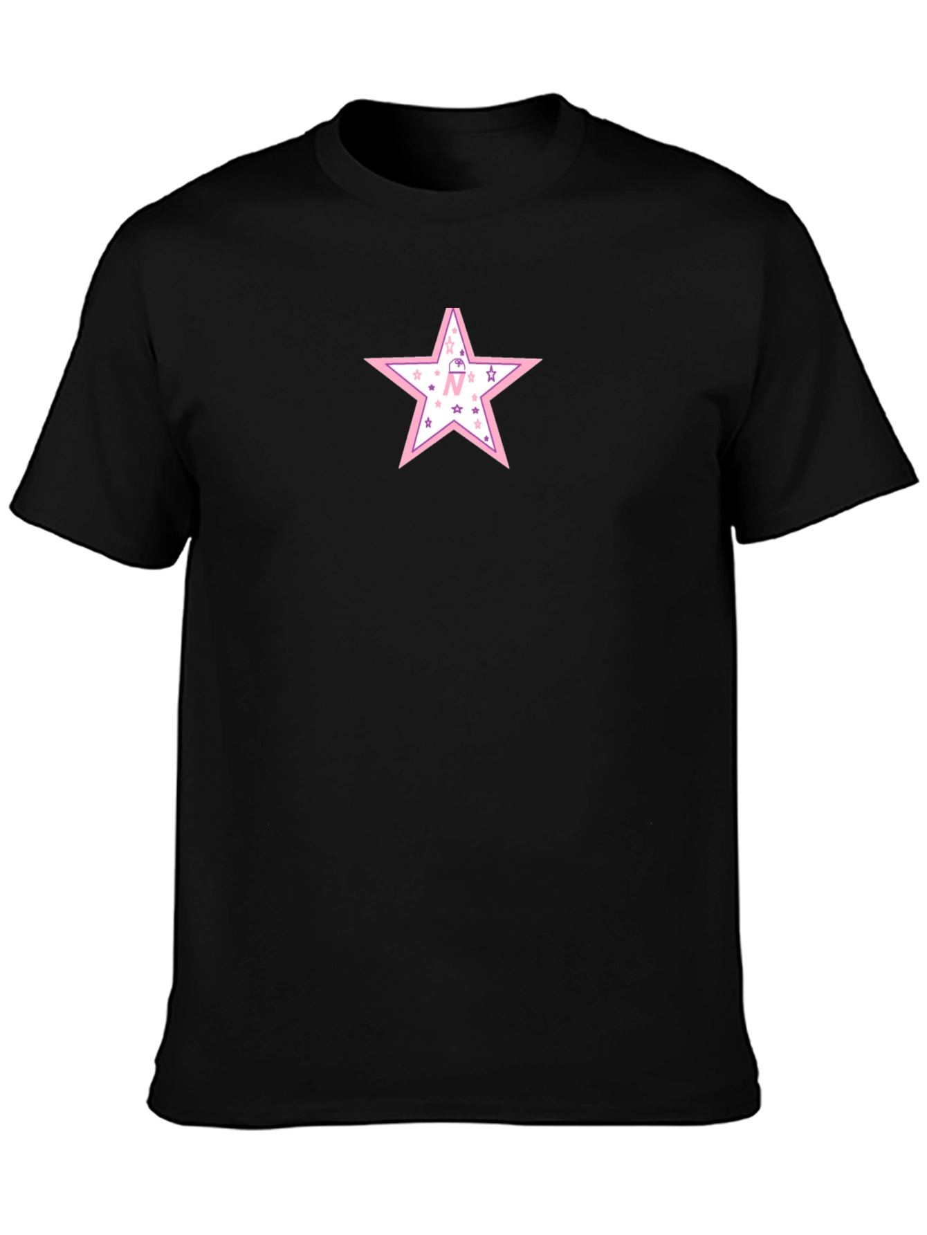 Star Graphic Tee - Mens Black T-Shirt