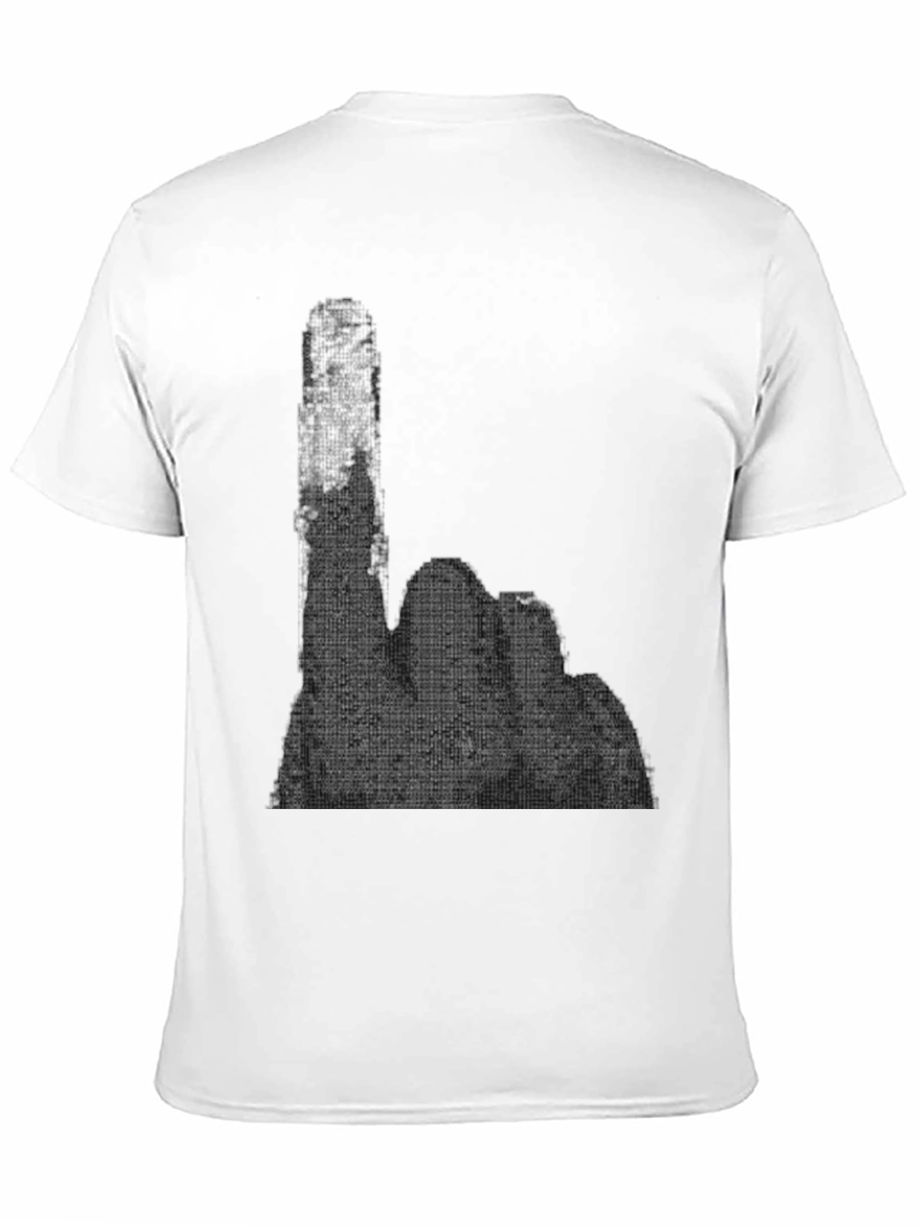 Graphic Hand Gesture T-Shirt - Black