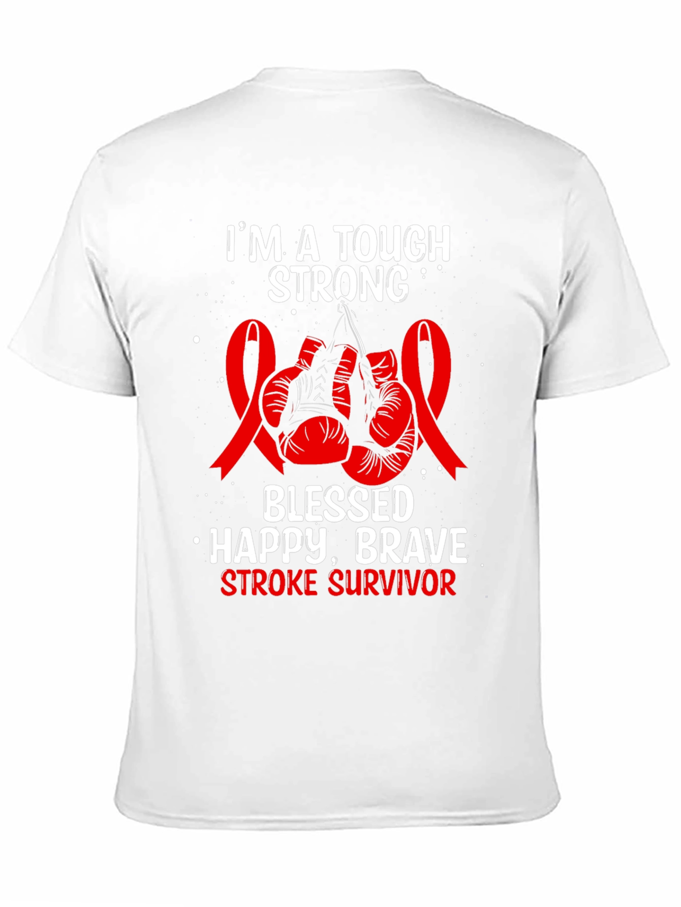 Tough Strong Stroke Survivor Graphic Tee