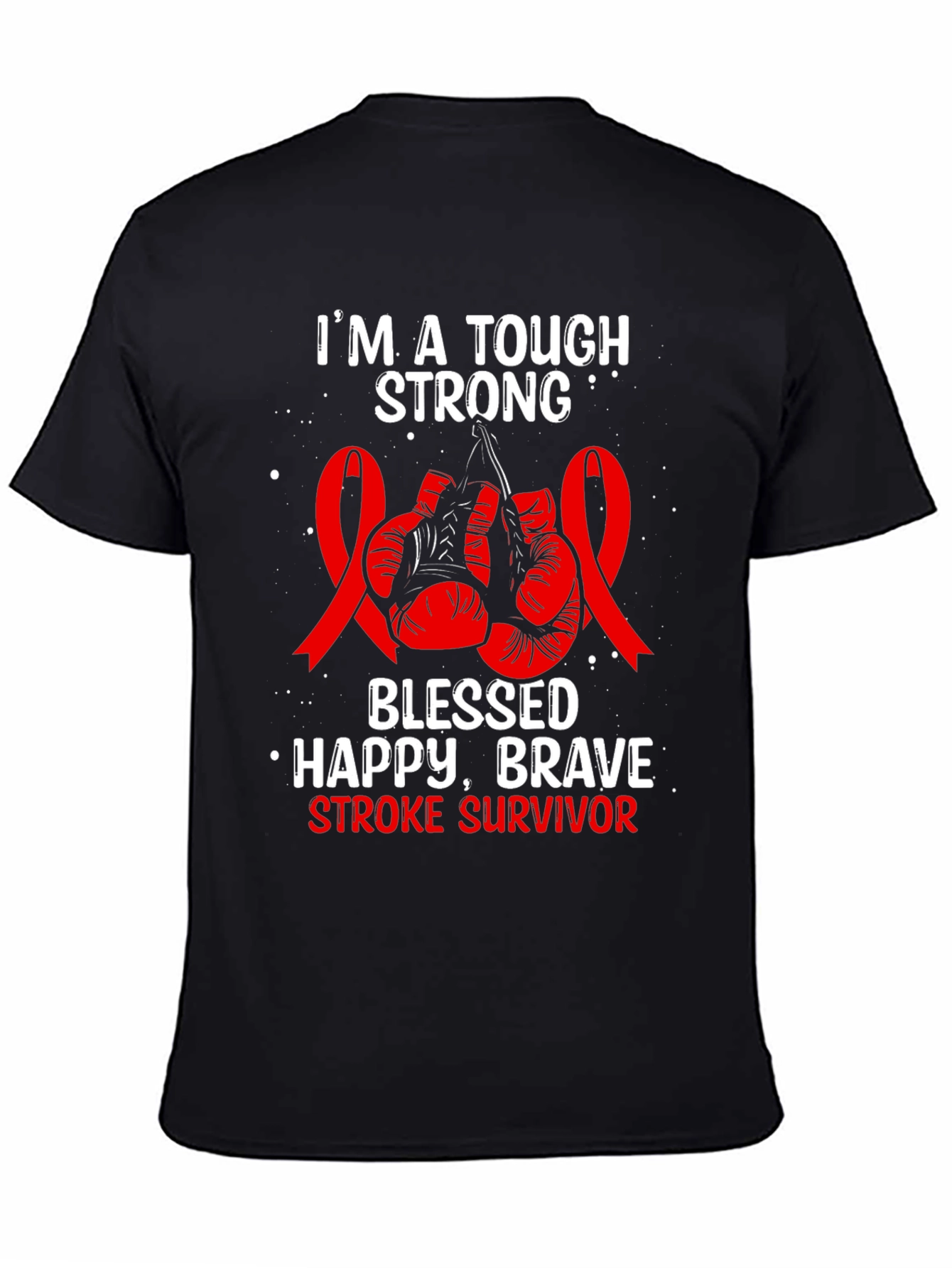 Tough Strong Stroke Survivor Graphic Tee