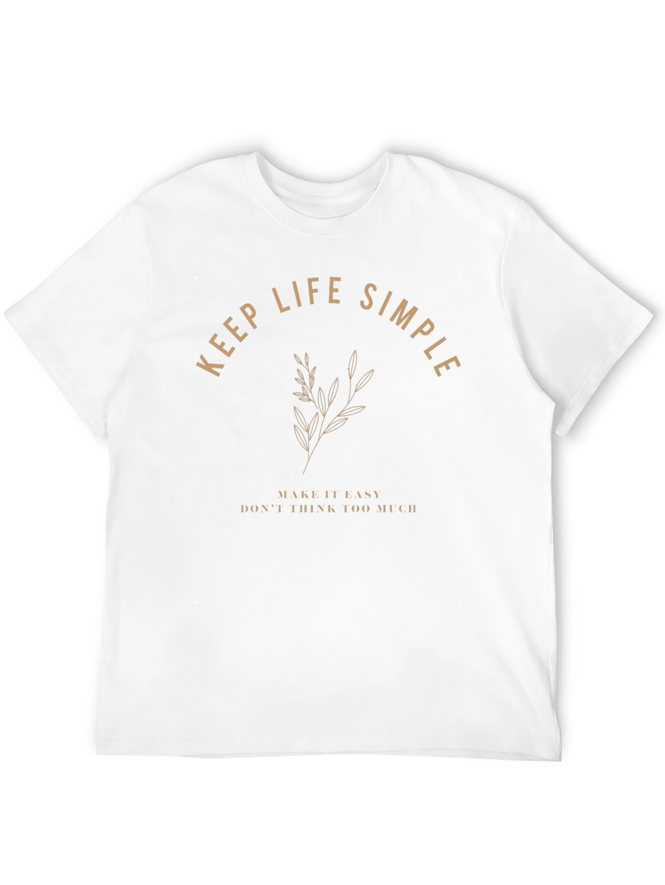 Keep Life Simple Graphic Tee - Relaxed Fit