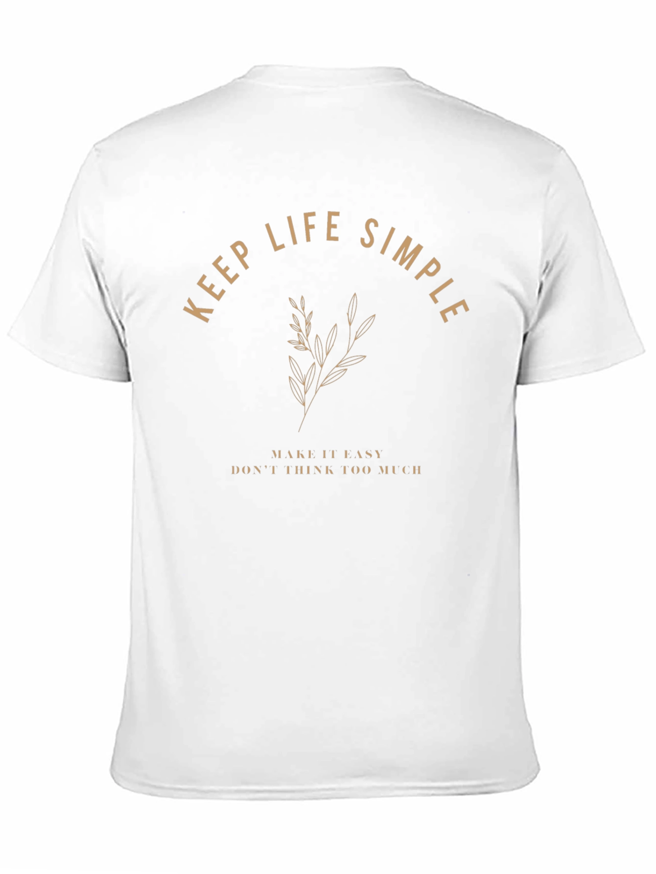 Keep Life Simple Graphic Tee - Relaxed Fit