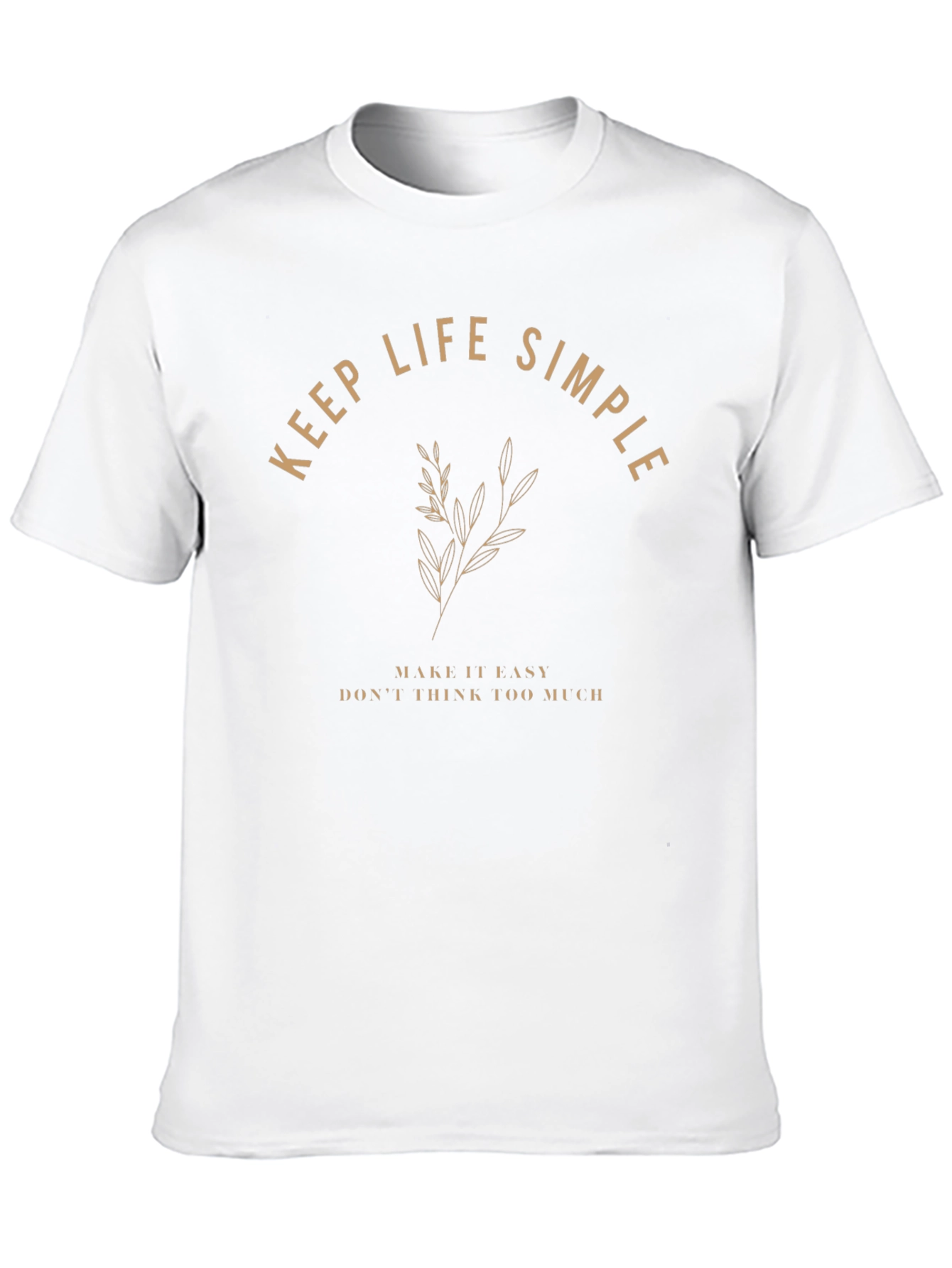Keep Life Simple Graphic Tee - Relaxed Fit