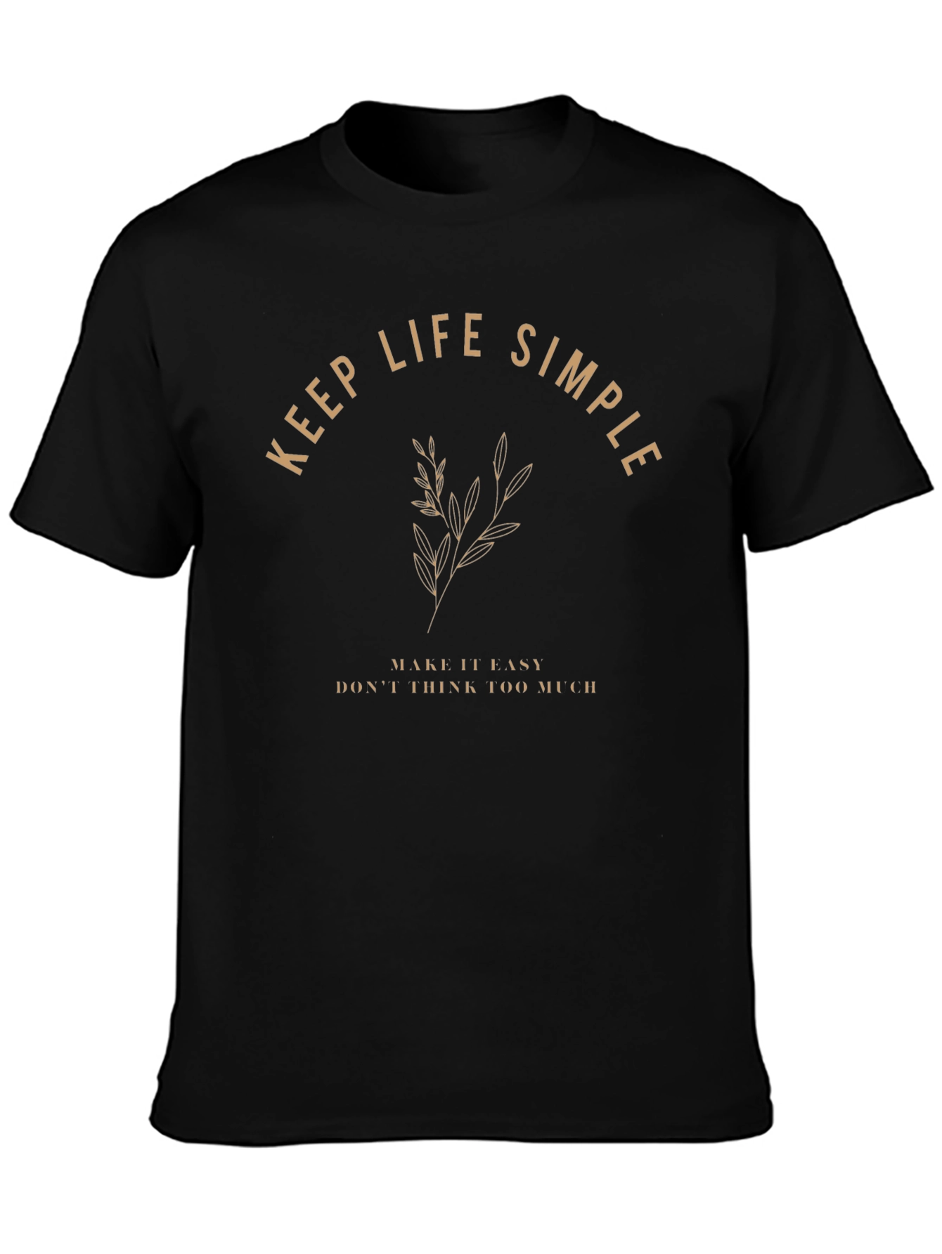 Keep Life Simple Graphic Tee - Relaxed Fit