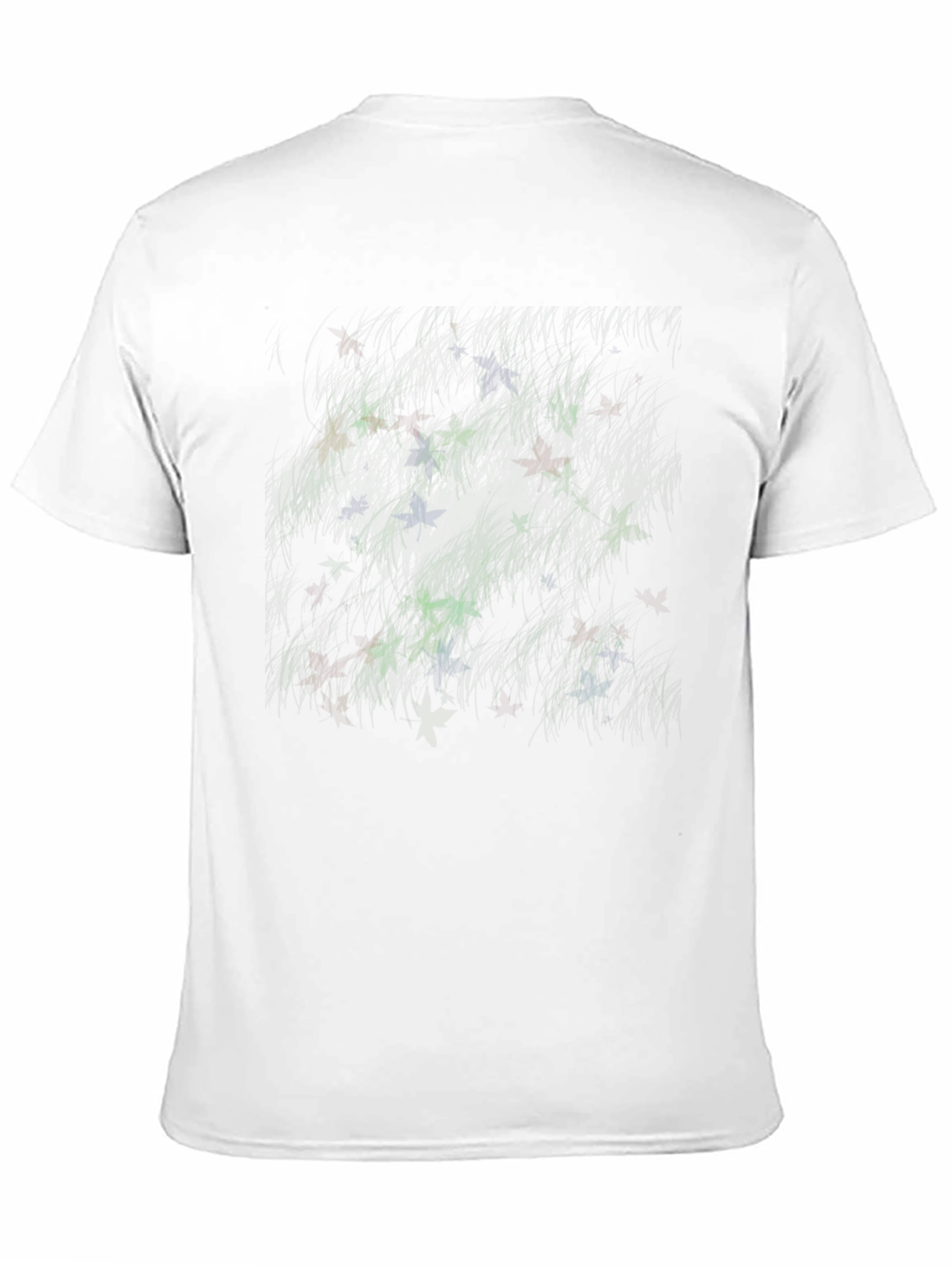 Abstract Line Art Graphic Black Tee