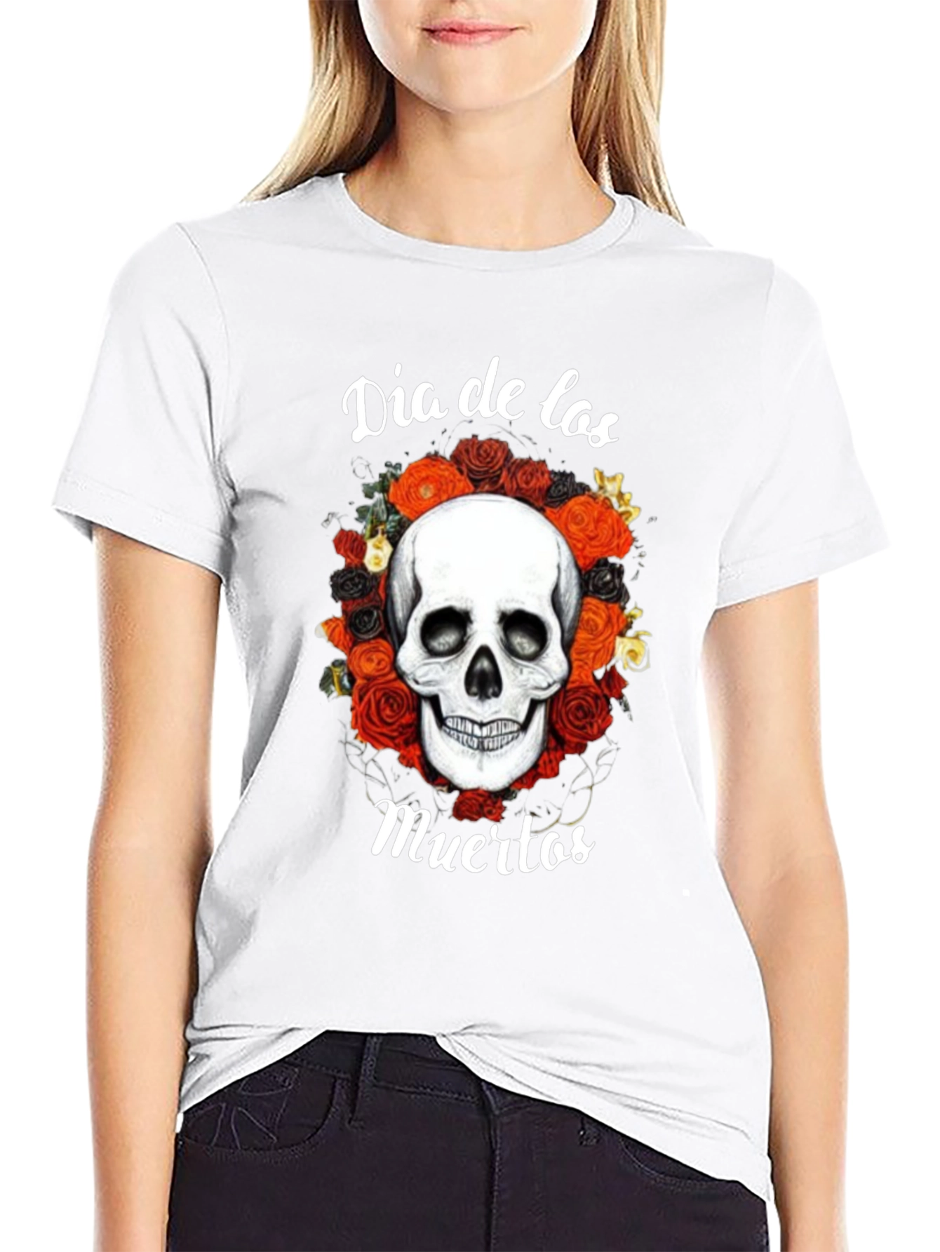 Dia de los Muertos Skull T-Shirt