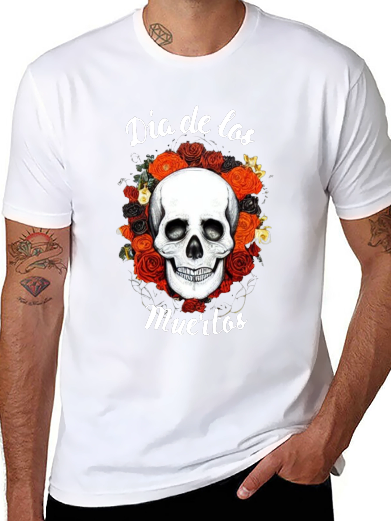 Dia de los Muertos Skull T-Shirt