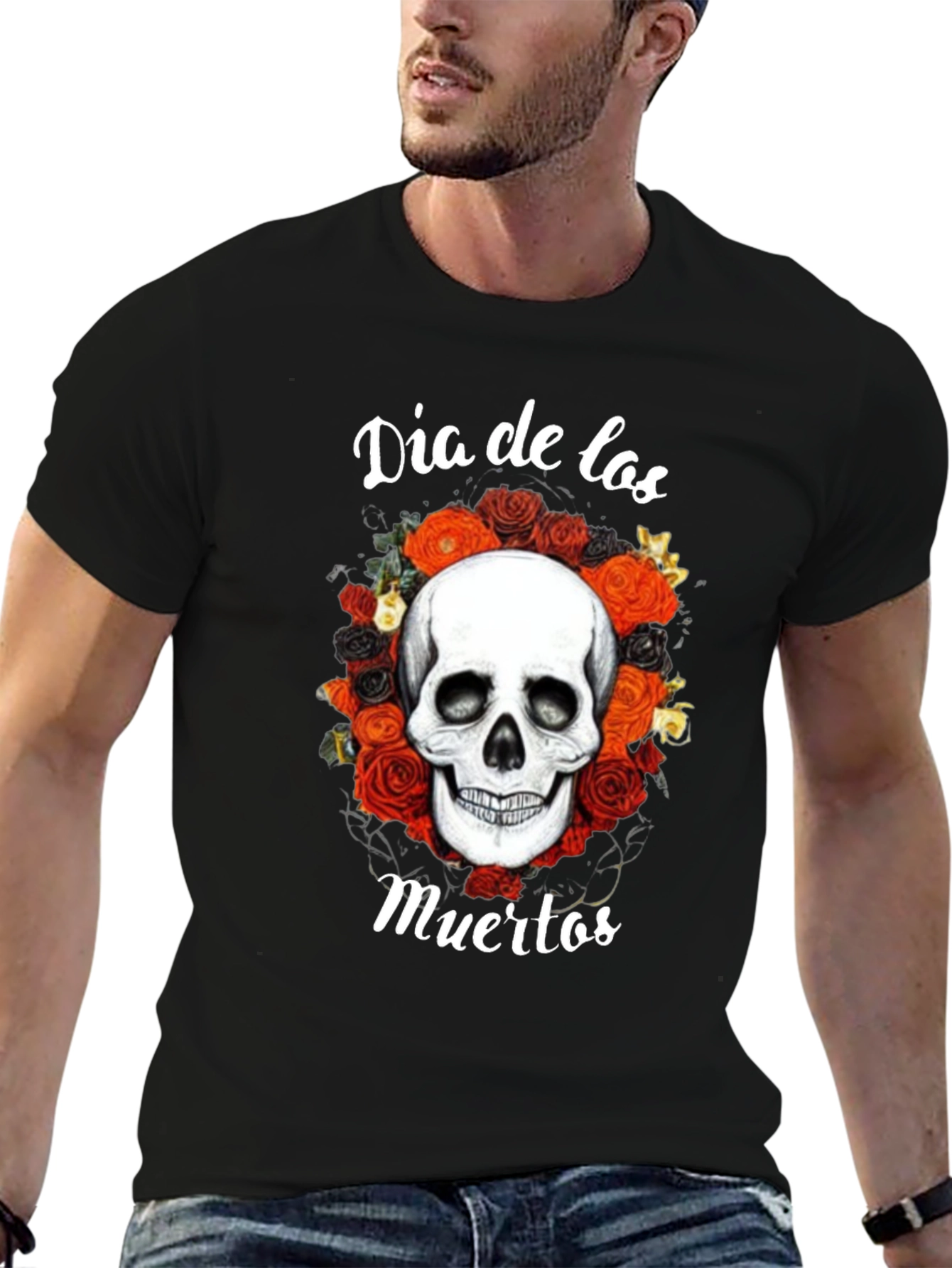 Dia de los Muertos Skull T-Shirt