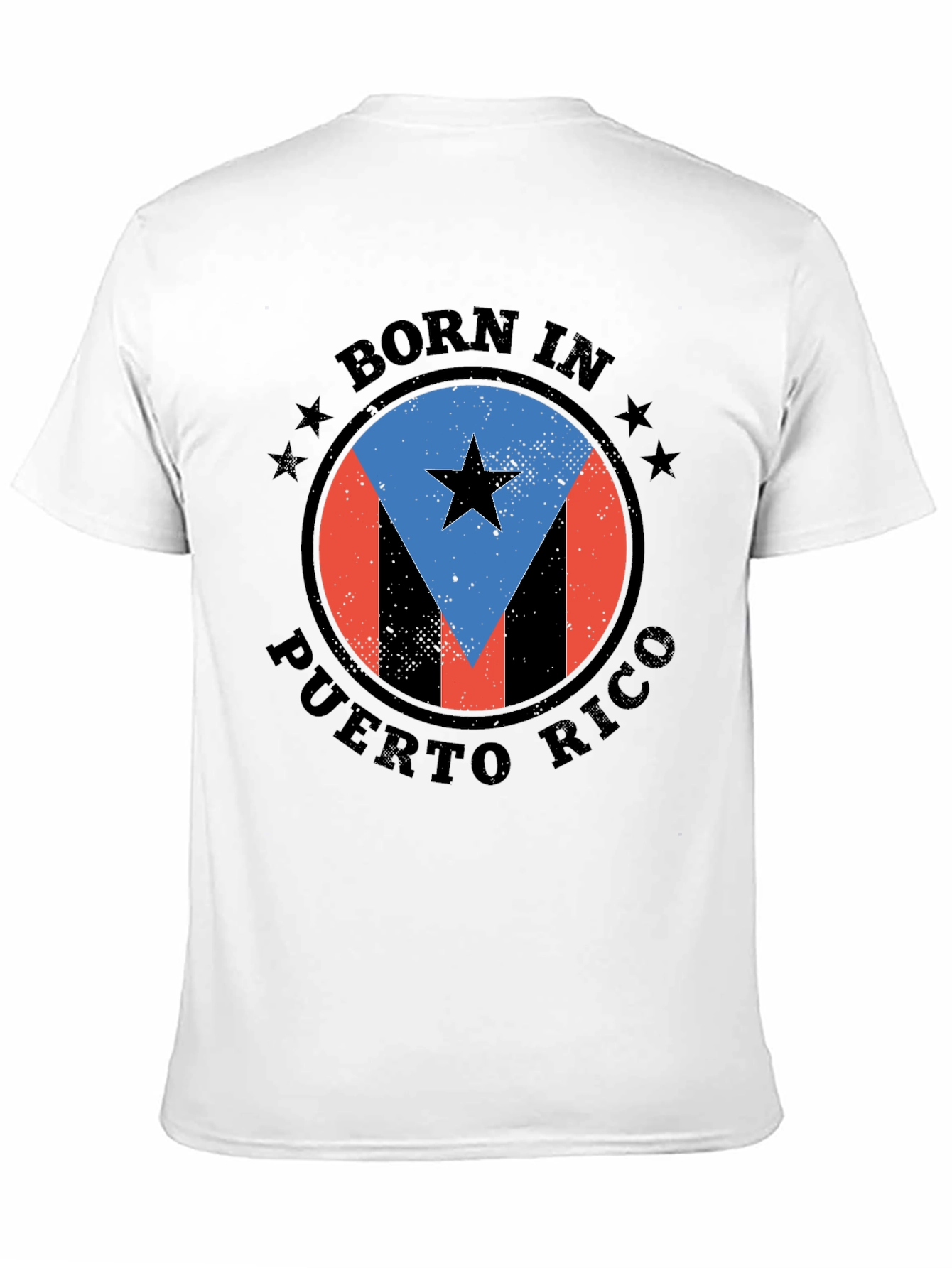 Born in Puerto Rico Black T-Shirt