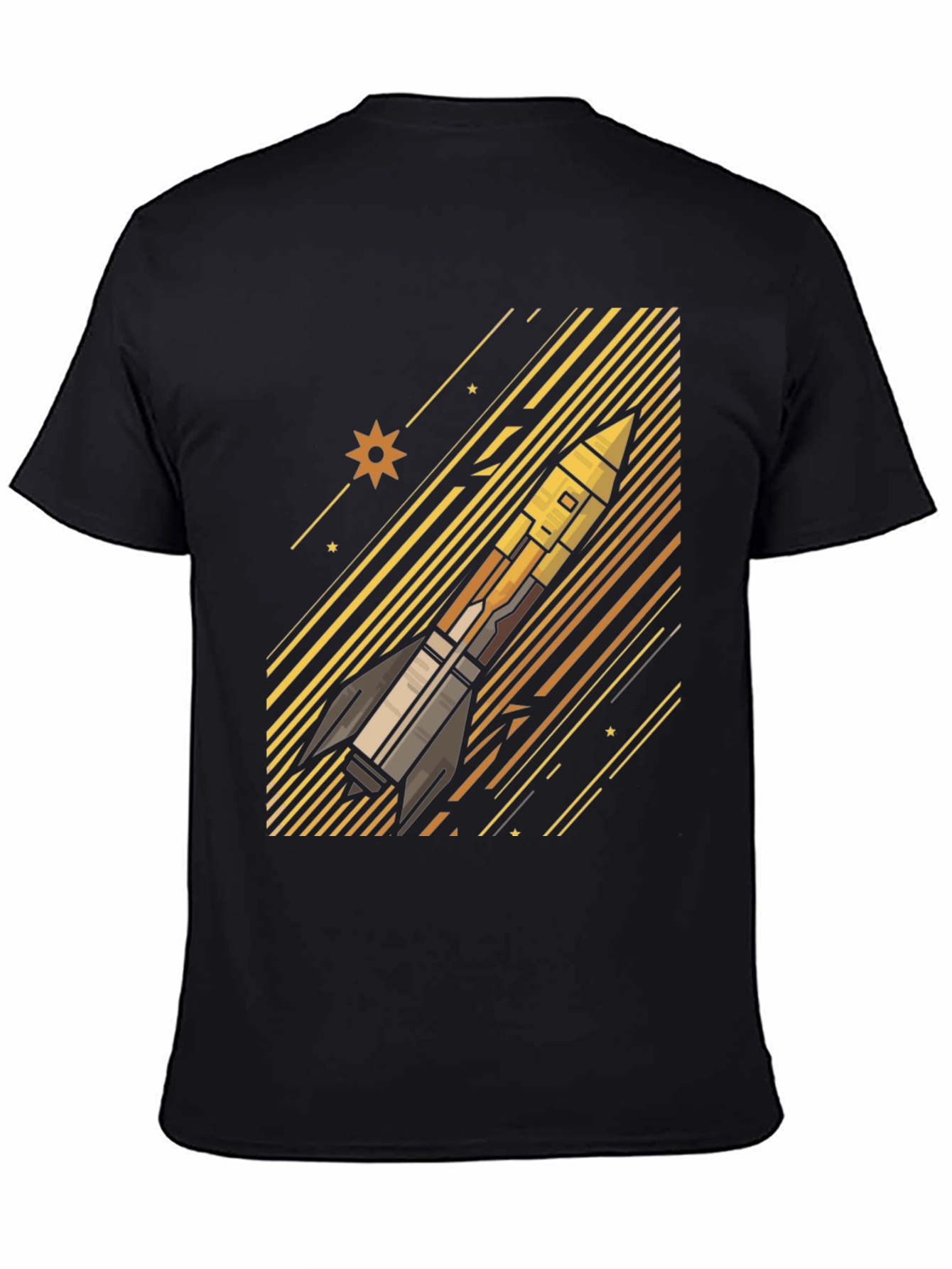 Rocket Launch Graphic T-Shirt - Space Exploration Tee