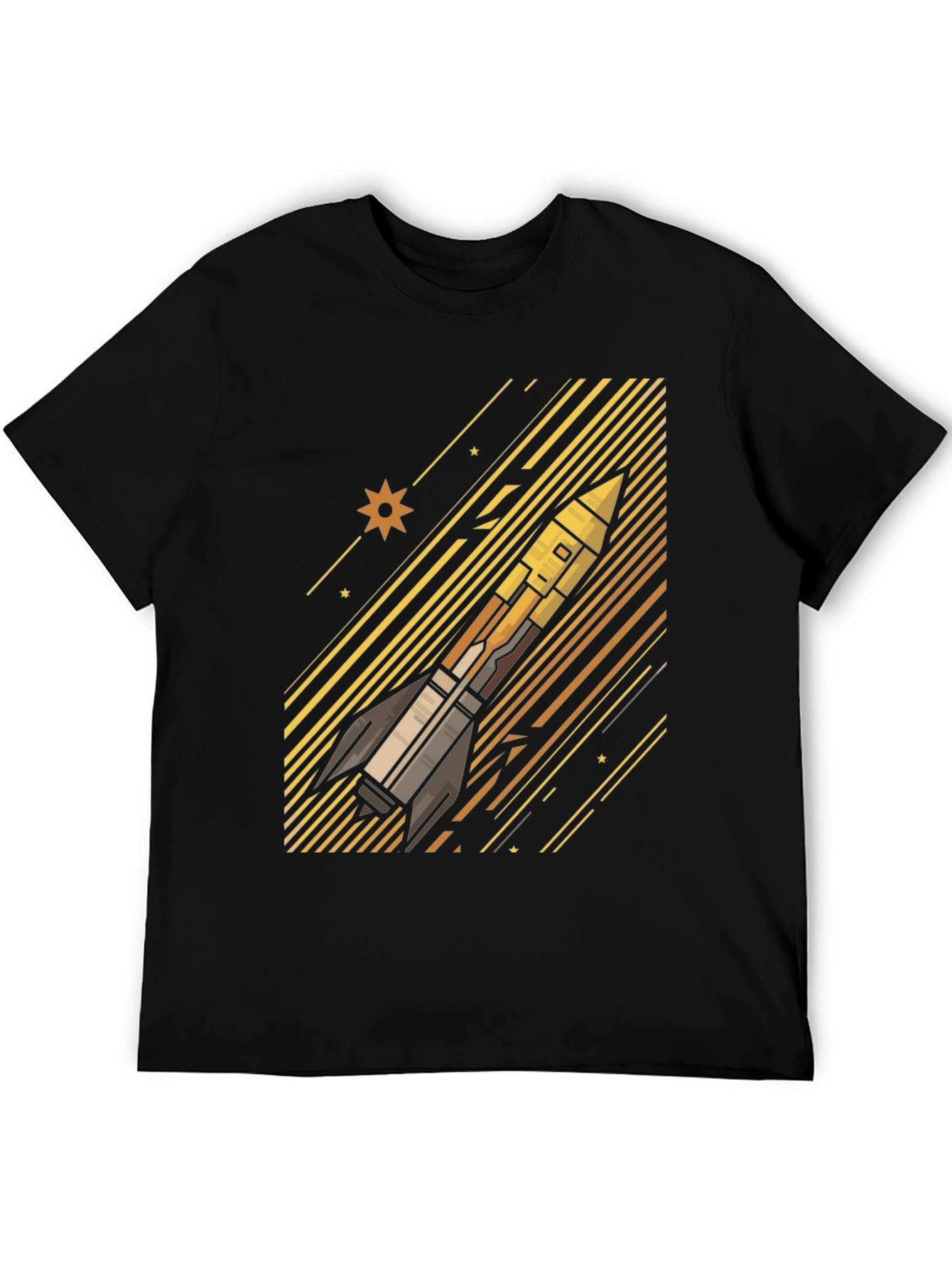 Rocket Launch Graphic T-Shirt - Space Exploration Tee
