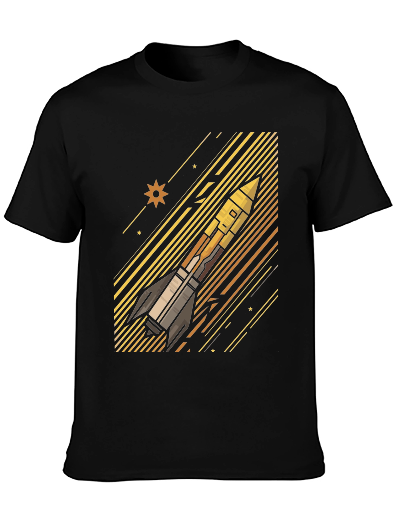 Rocket Launch Graphic T-Shirt - Space Exploration Tee