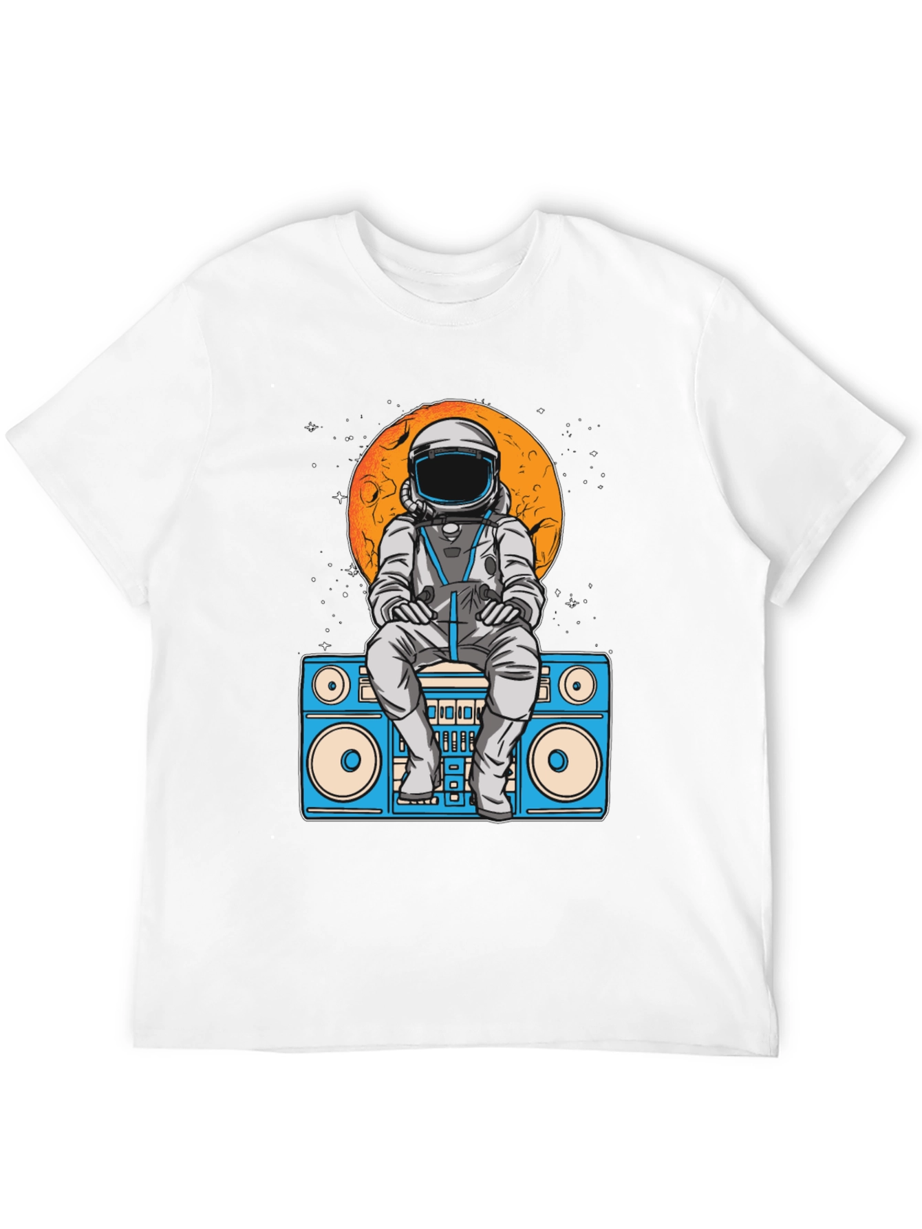 Astronaut Boombox Graphic Tee
